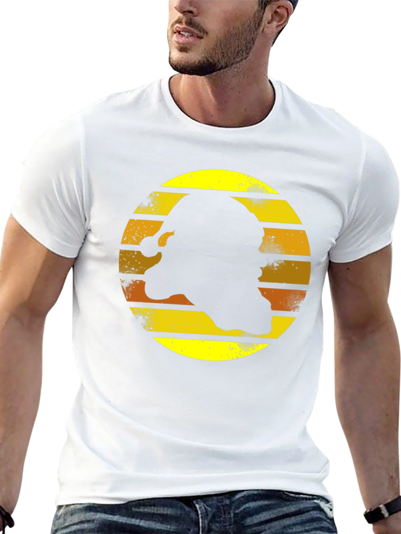 Retro Santa Silhouette T-Shirt