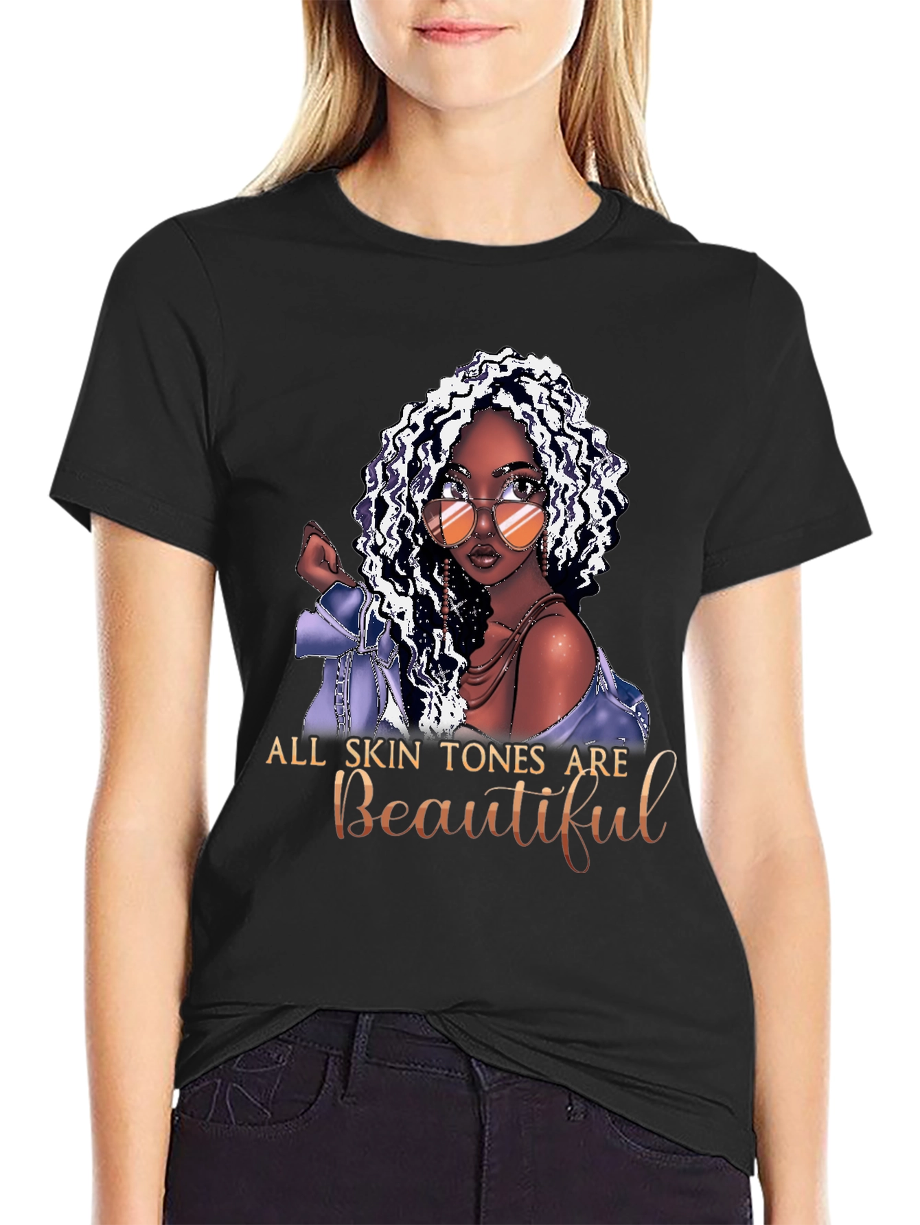 All Skin Tones Are Beautiful T-Shirt