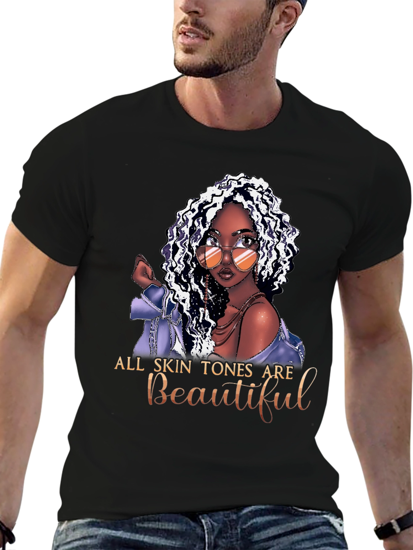 All Skin Tones Are Beautiful T-Shirt