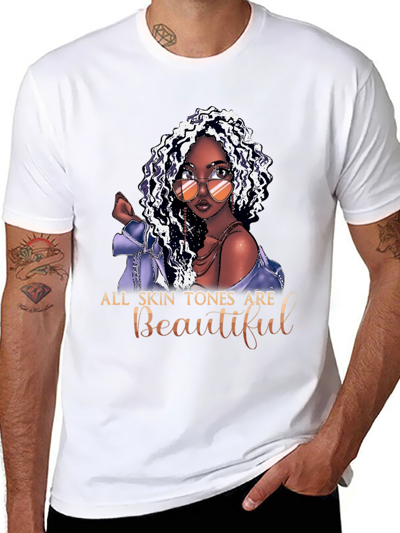 All Skin Tones Are Beautiful T-Shirt