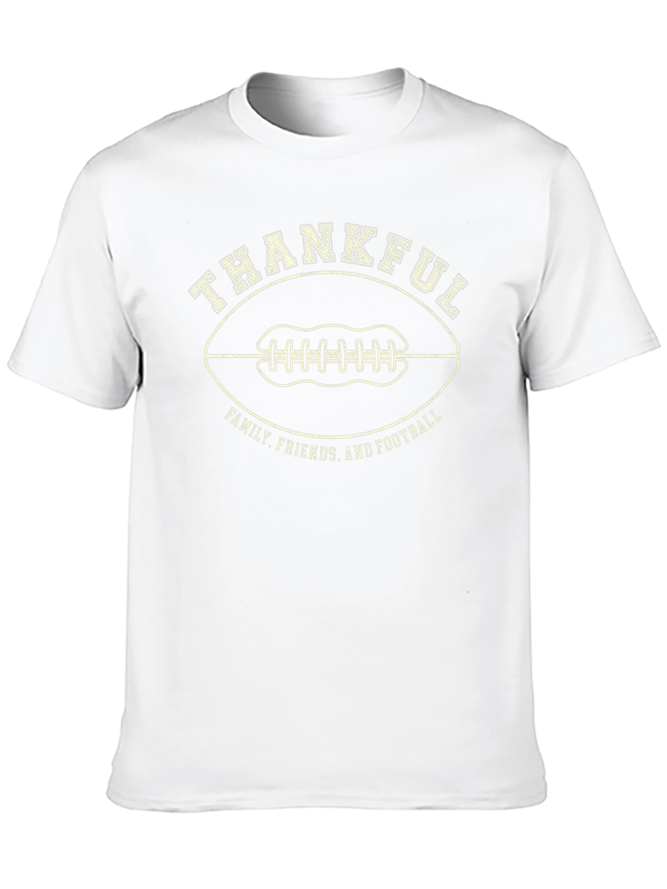 Thankful Football Graphic T-Shirt