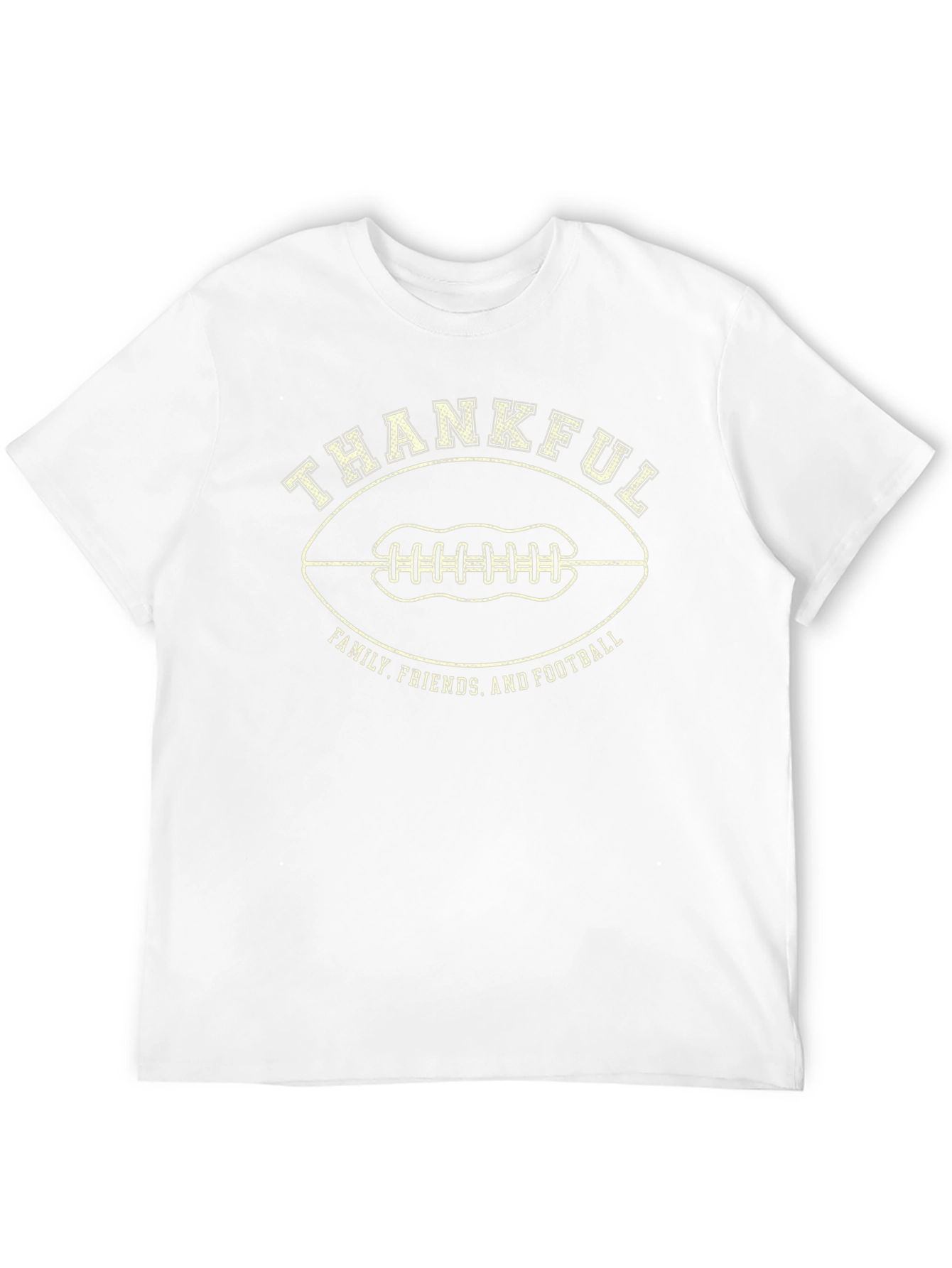 Thankful Football Graphic T-Shirt