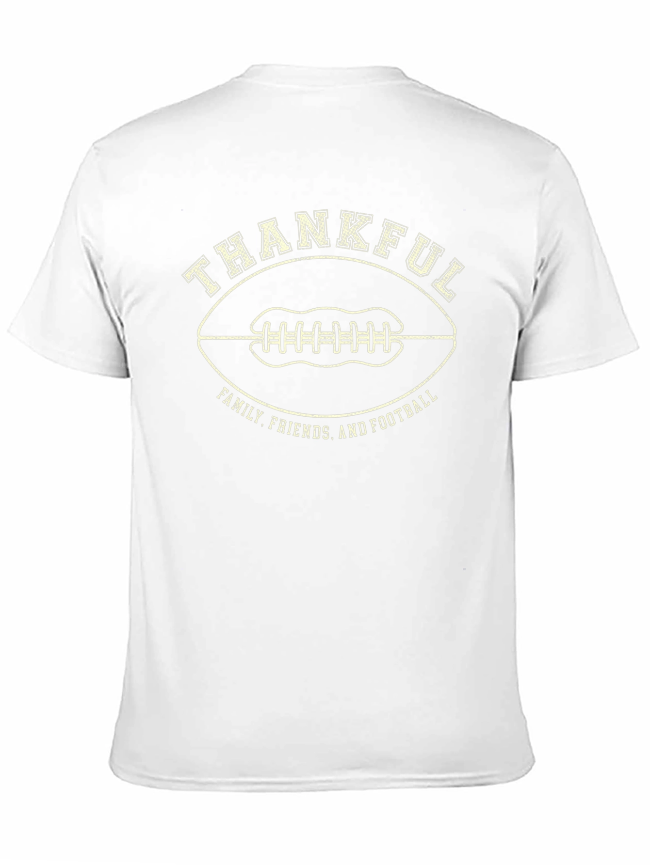 Thankful Football Graphic T-Shirt