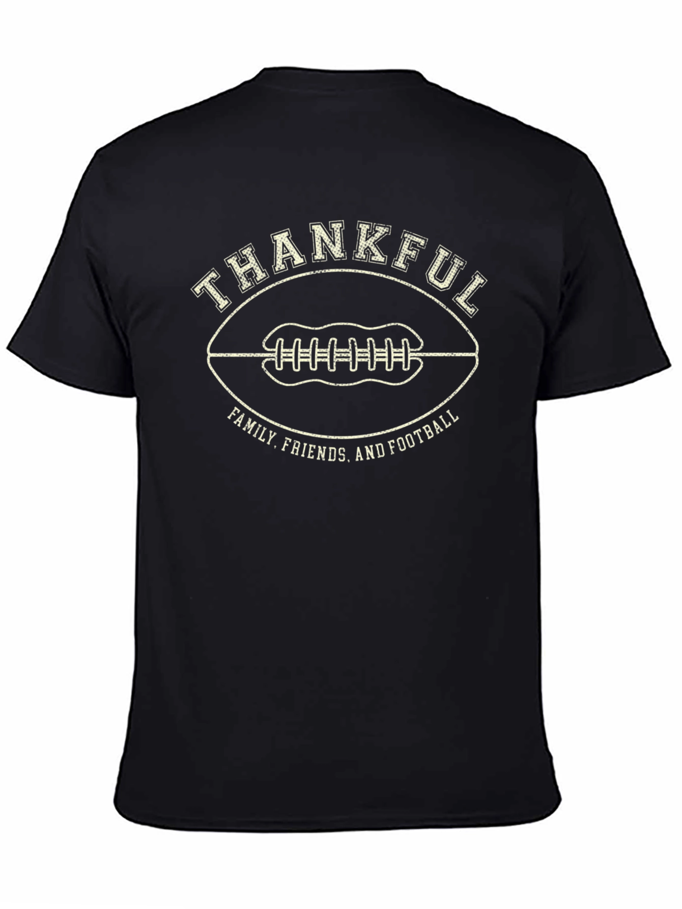 Thankful Football Graphic T-Shirt