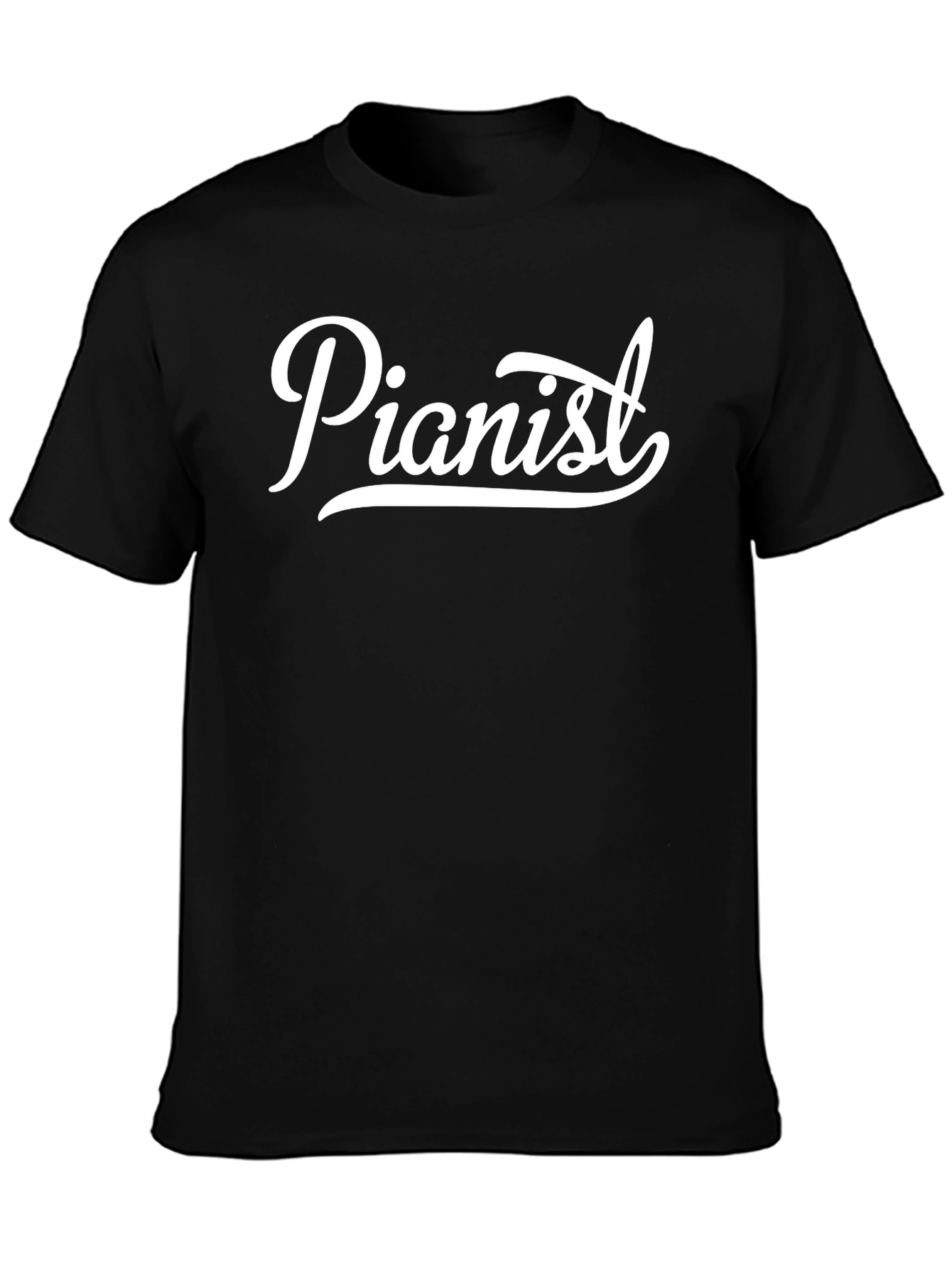 Pianist Graphic T-Shirt - Classic Black Tee