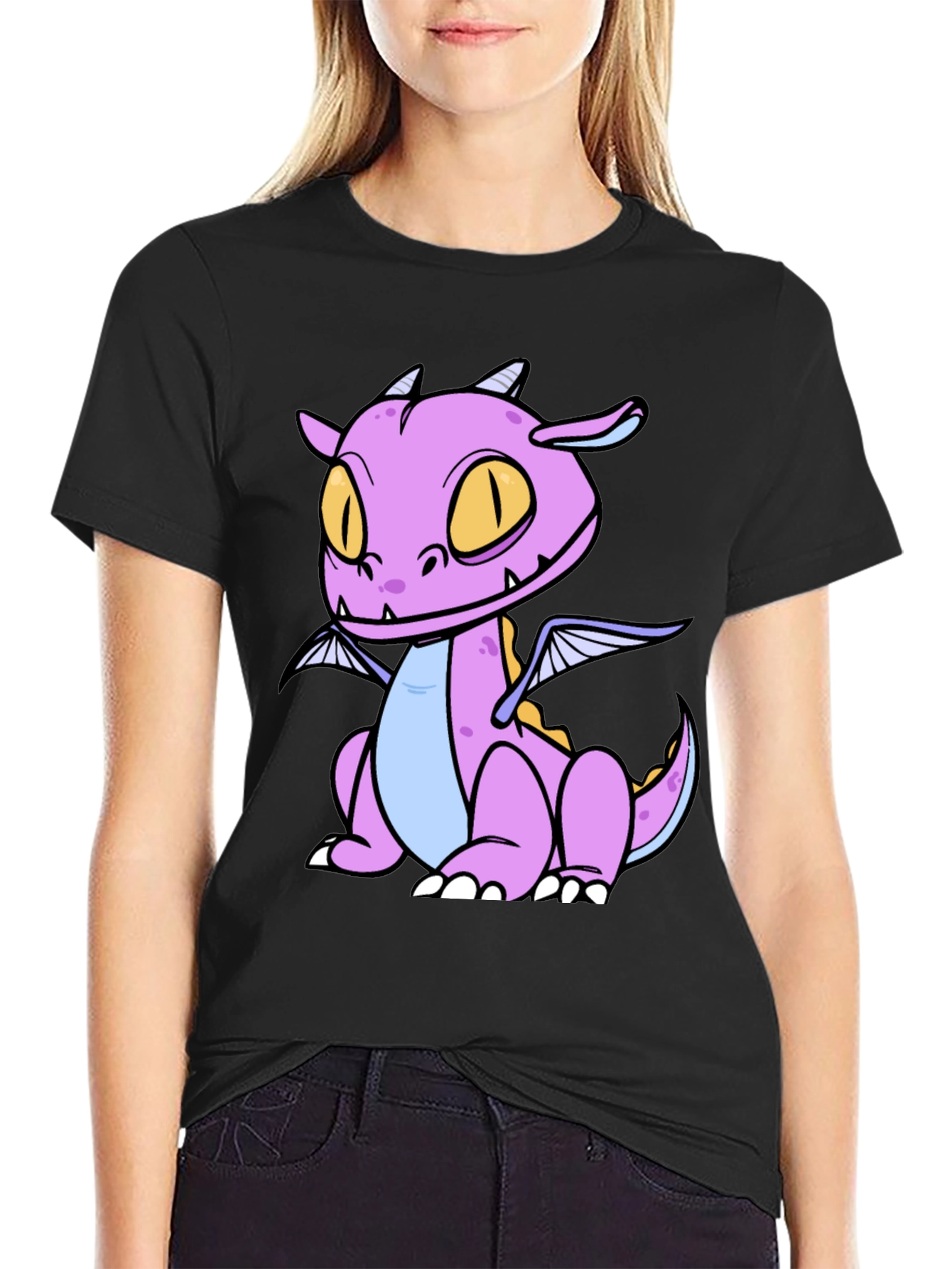 Cartoon Dragon Graphic Tee