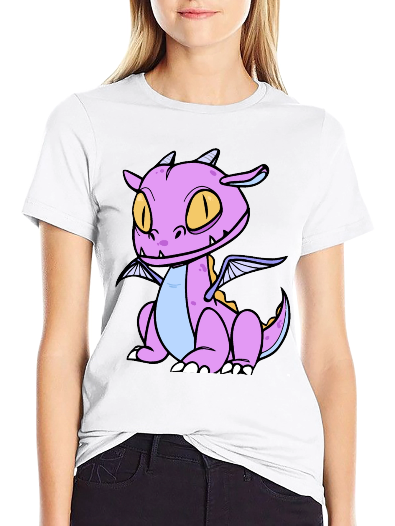 Cartoon Dragon Graphic Tee