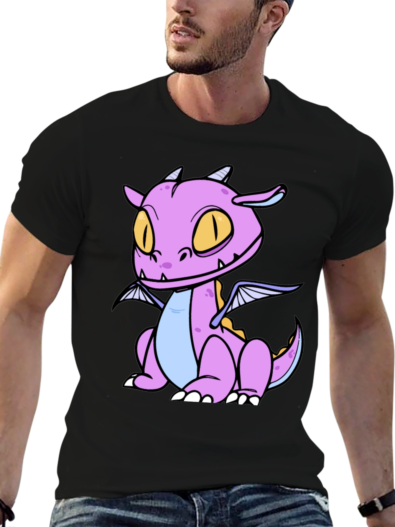 Cartoon Dragon Graphic Tee