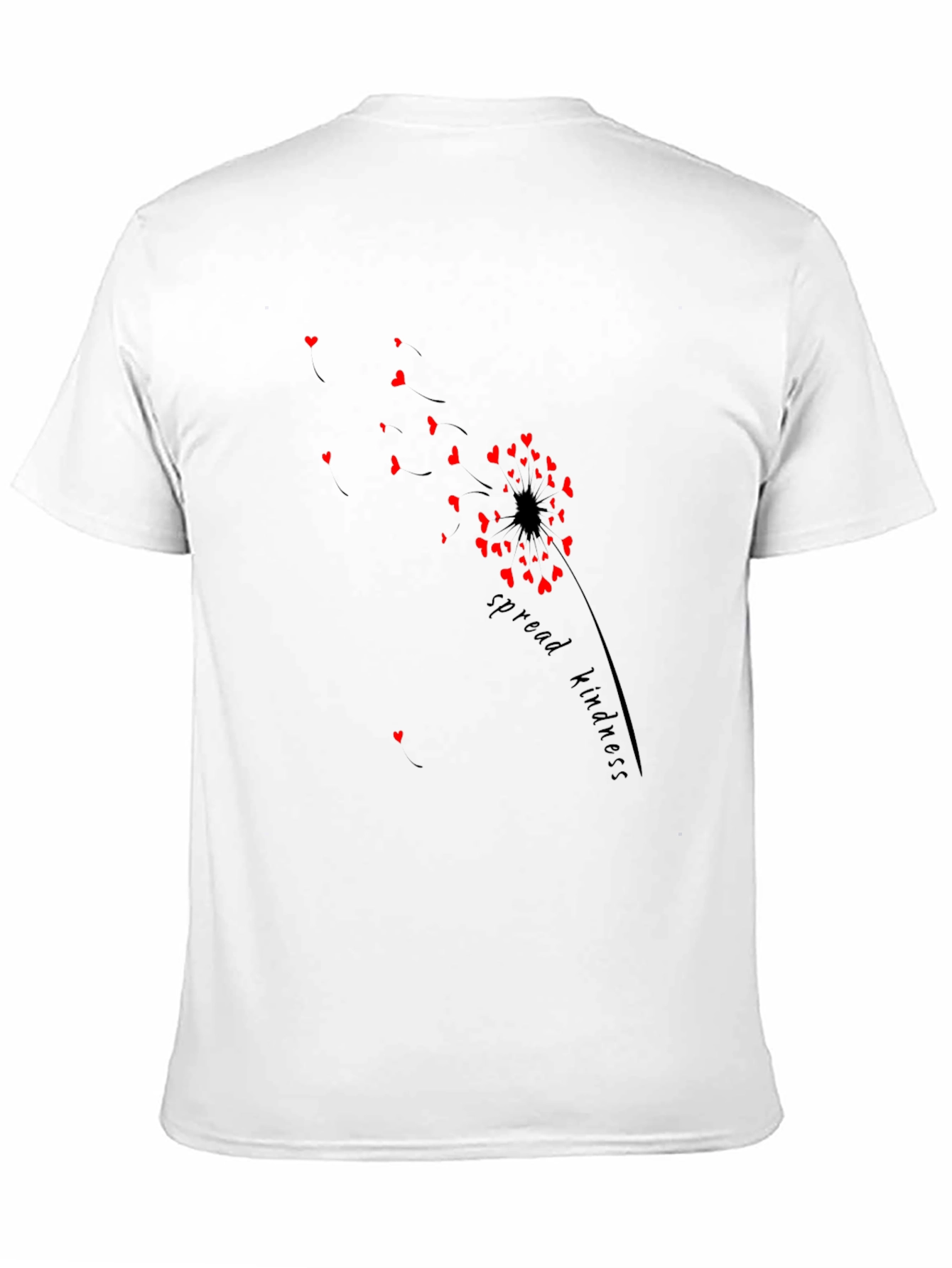 Spread Kindness T-Shirt - Heart Dandelion