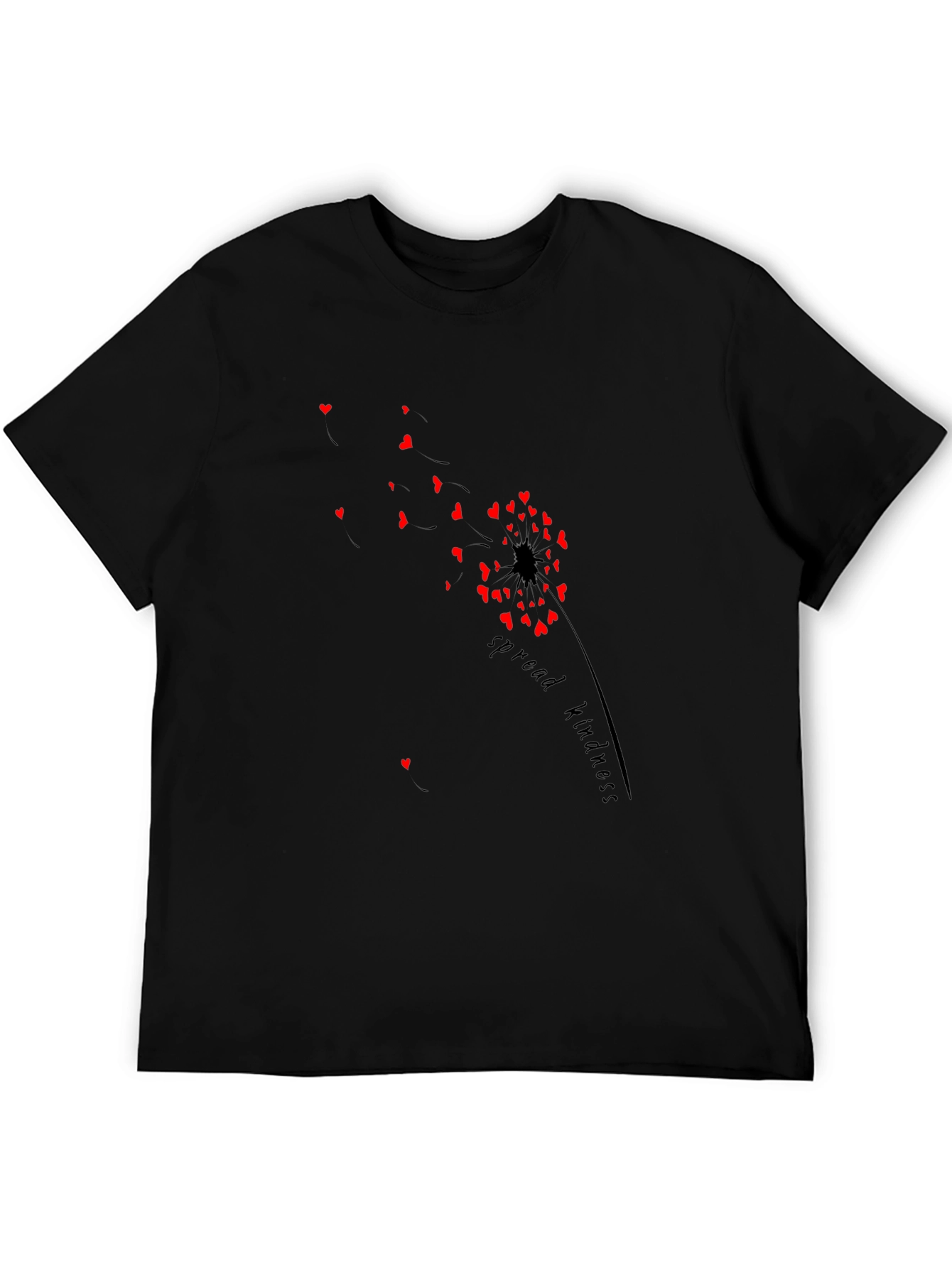 Spread Kindness T-Shirt - Heart Dandelion