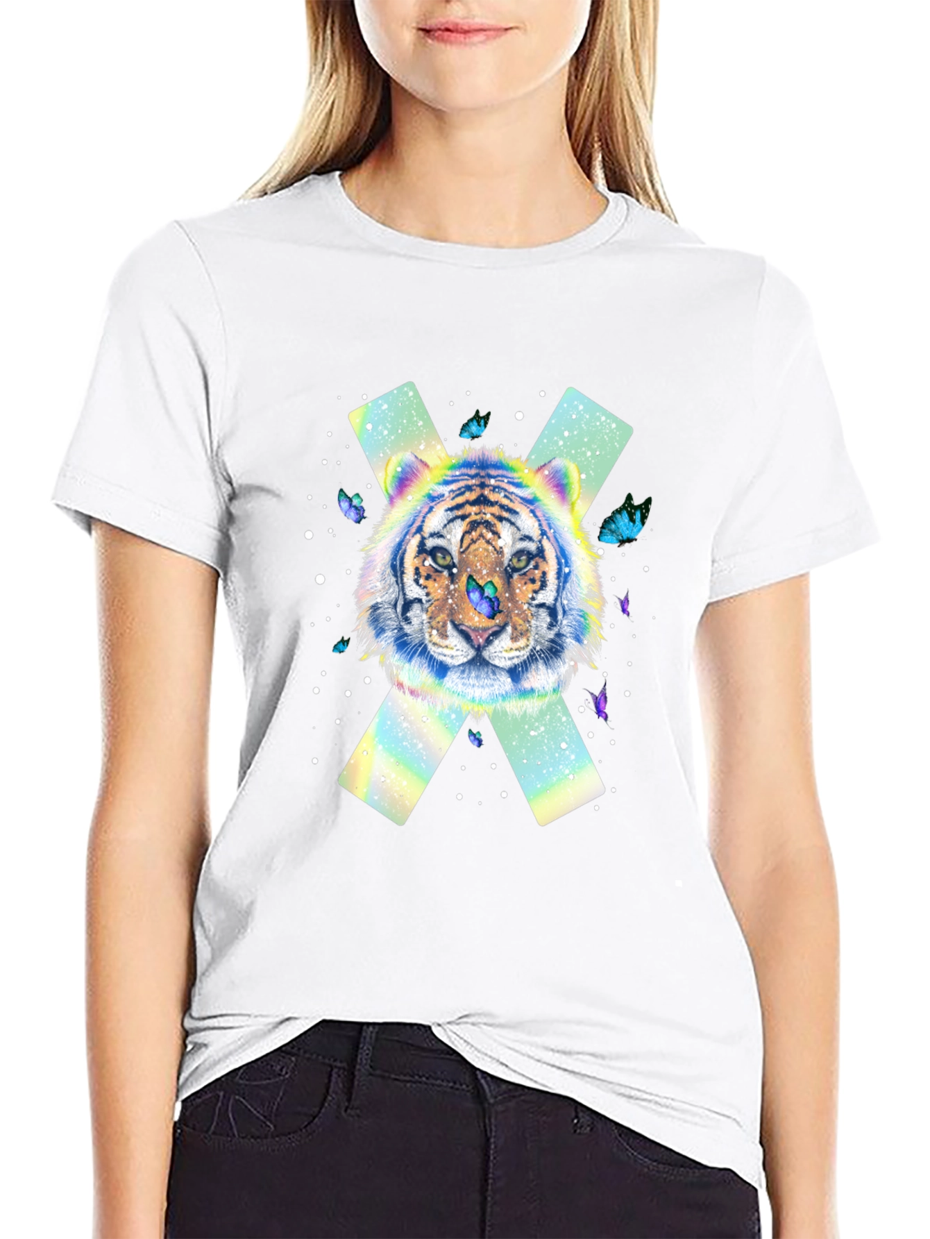 Tiger Butterfly X Graphic T-Shirt