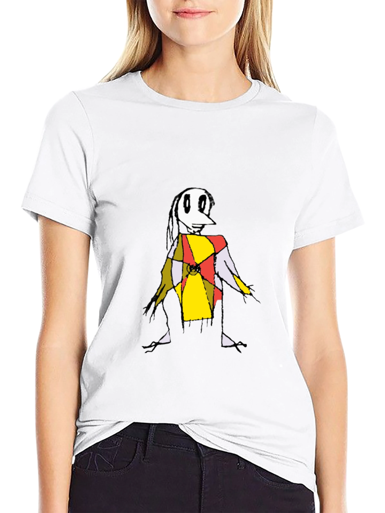 Abstract Character Graphic Tee