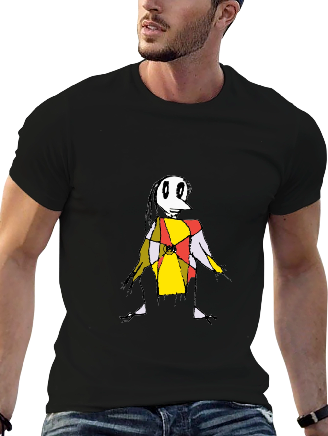 Abstract Character Graphic Tee