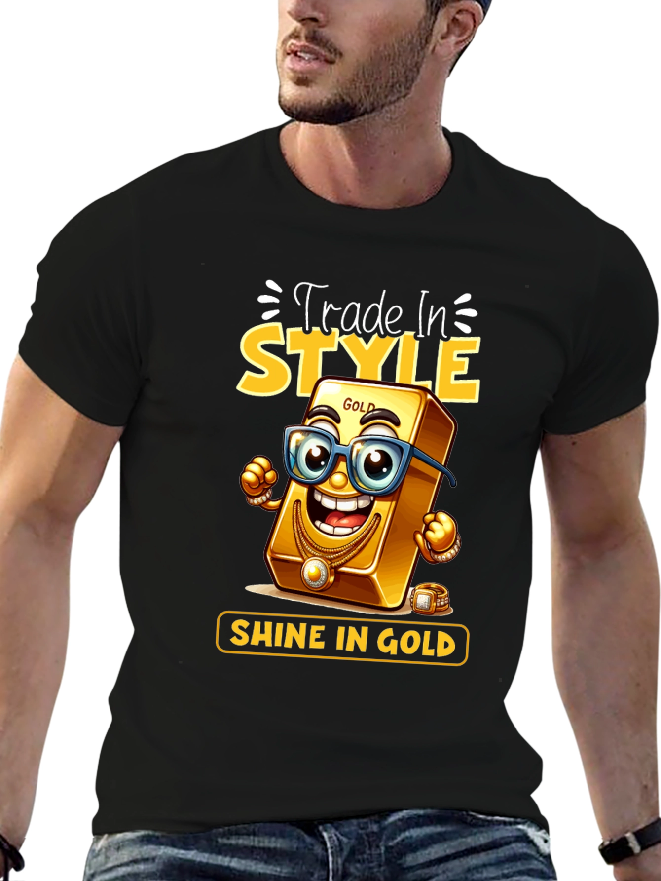 Trade In Style Shine In Gold T-Shirt