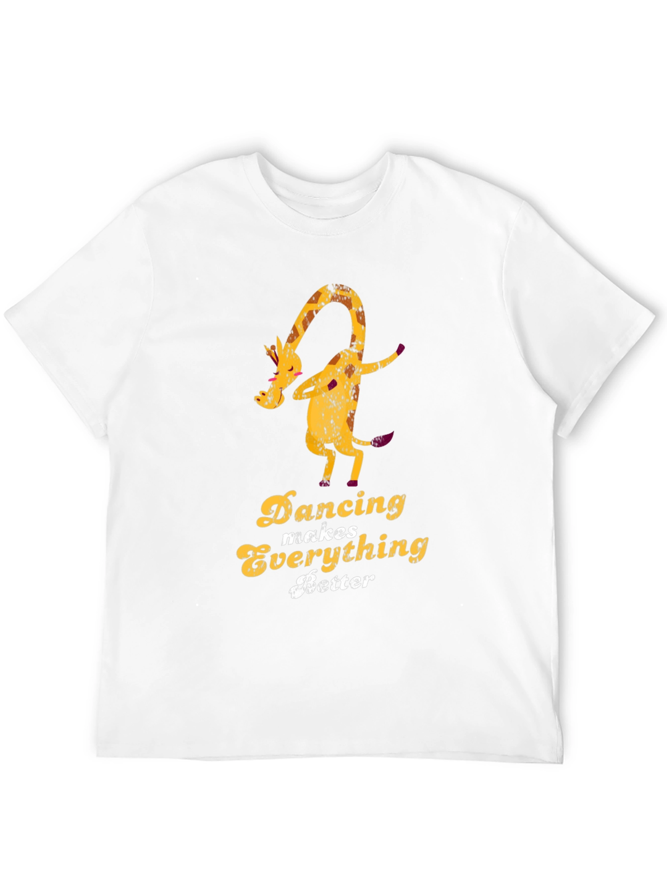 Dancing Giraffe Tee - Makes Everything Better Shirt