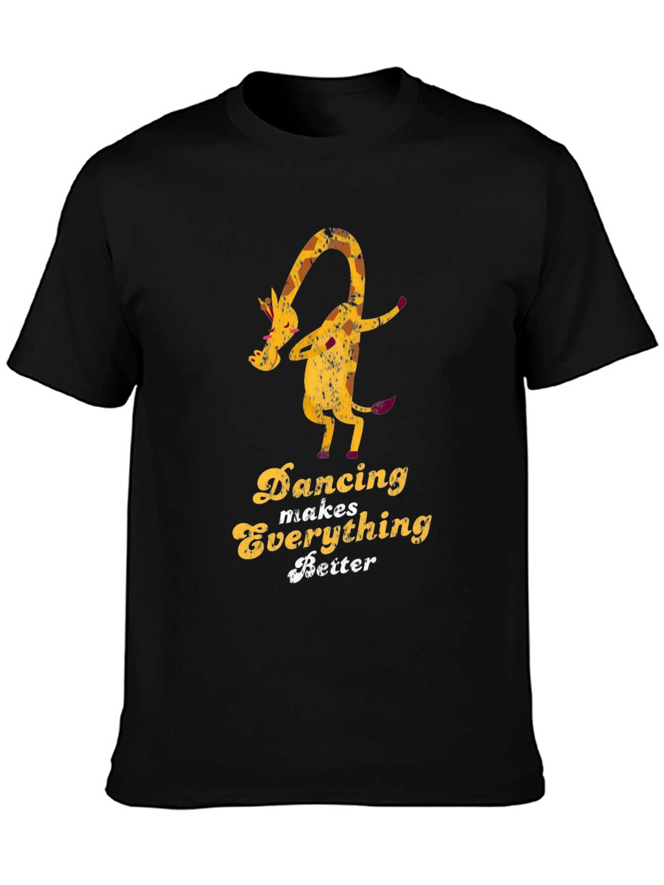 Dancing Giraffe Tee - Makes Everything Better Shirt