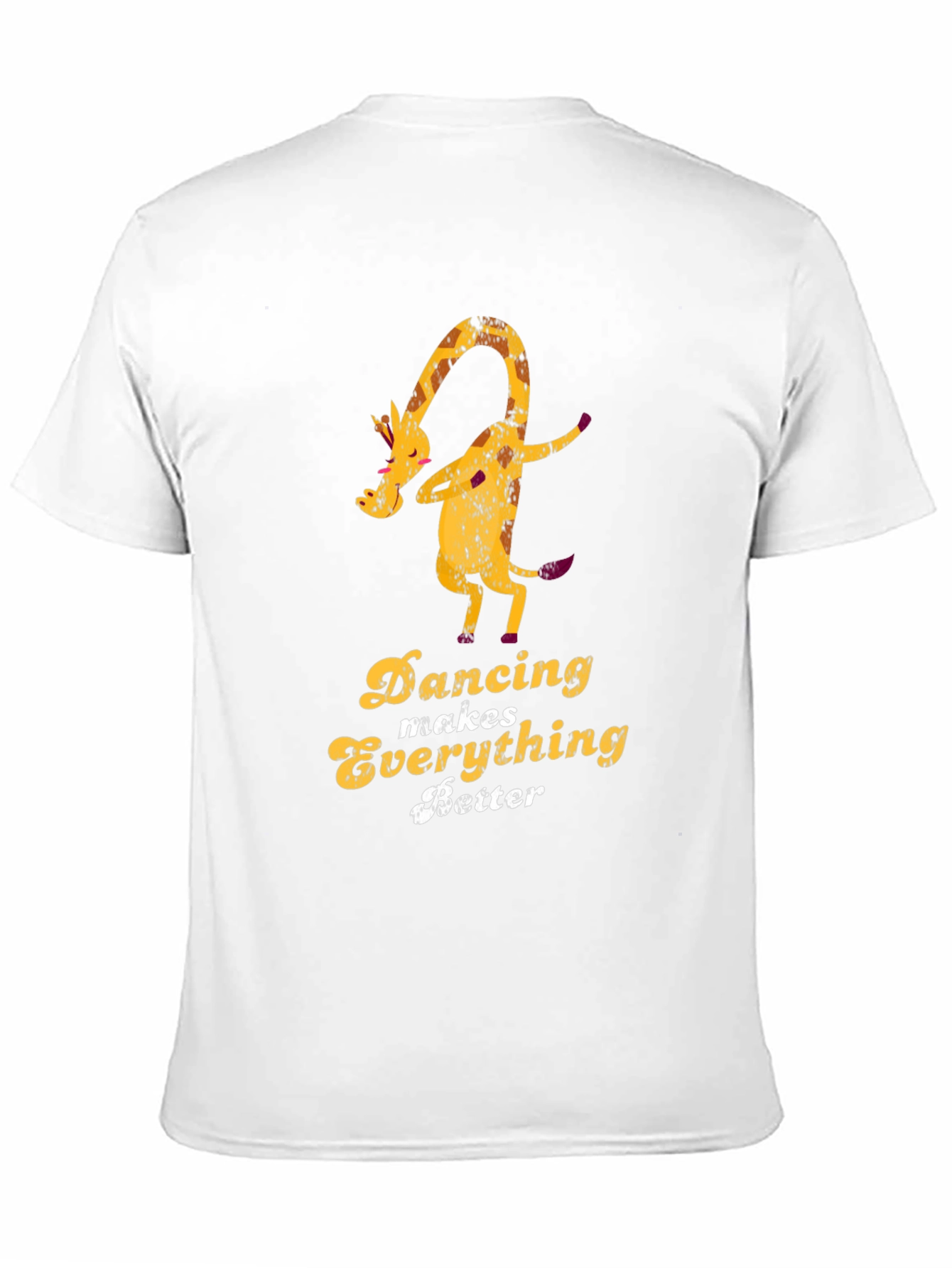 Dancing Giraffe Tee - Makes Everything Better Shirt