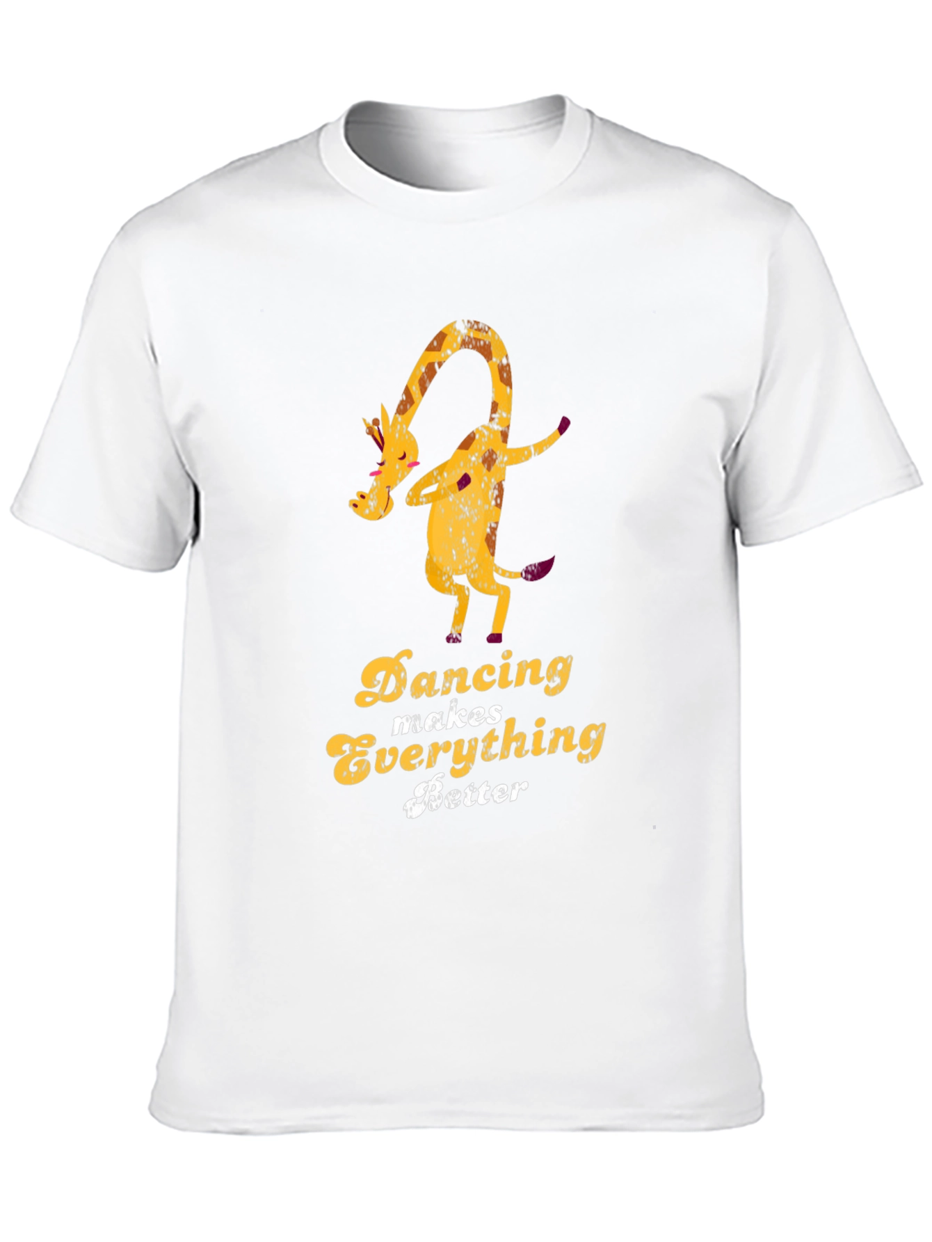 Dancing Giraffe Tee - Makes Everything Better Shirt