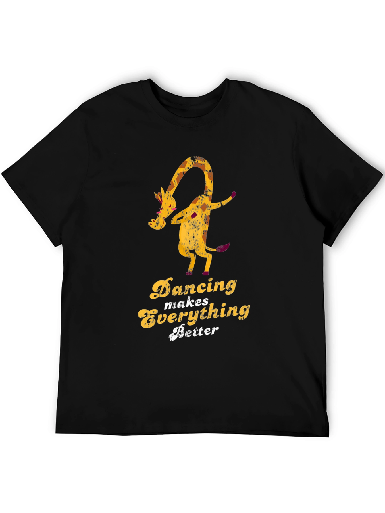 Dancing Giraffe Tee - Makes Everything Better Shirt
