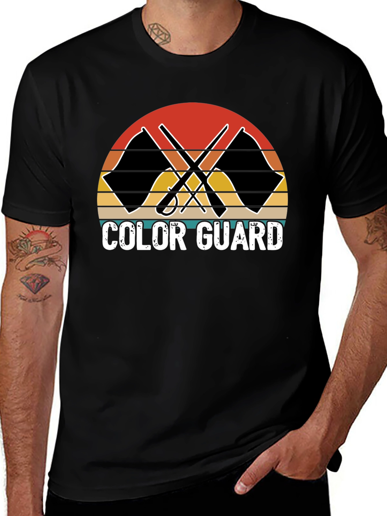 Color Guard Retro T-Shirt