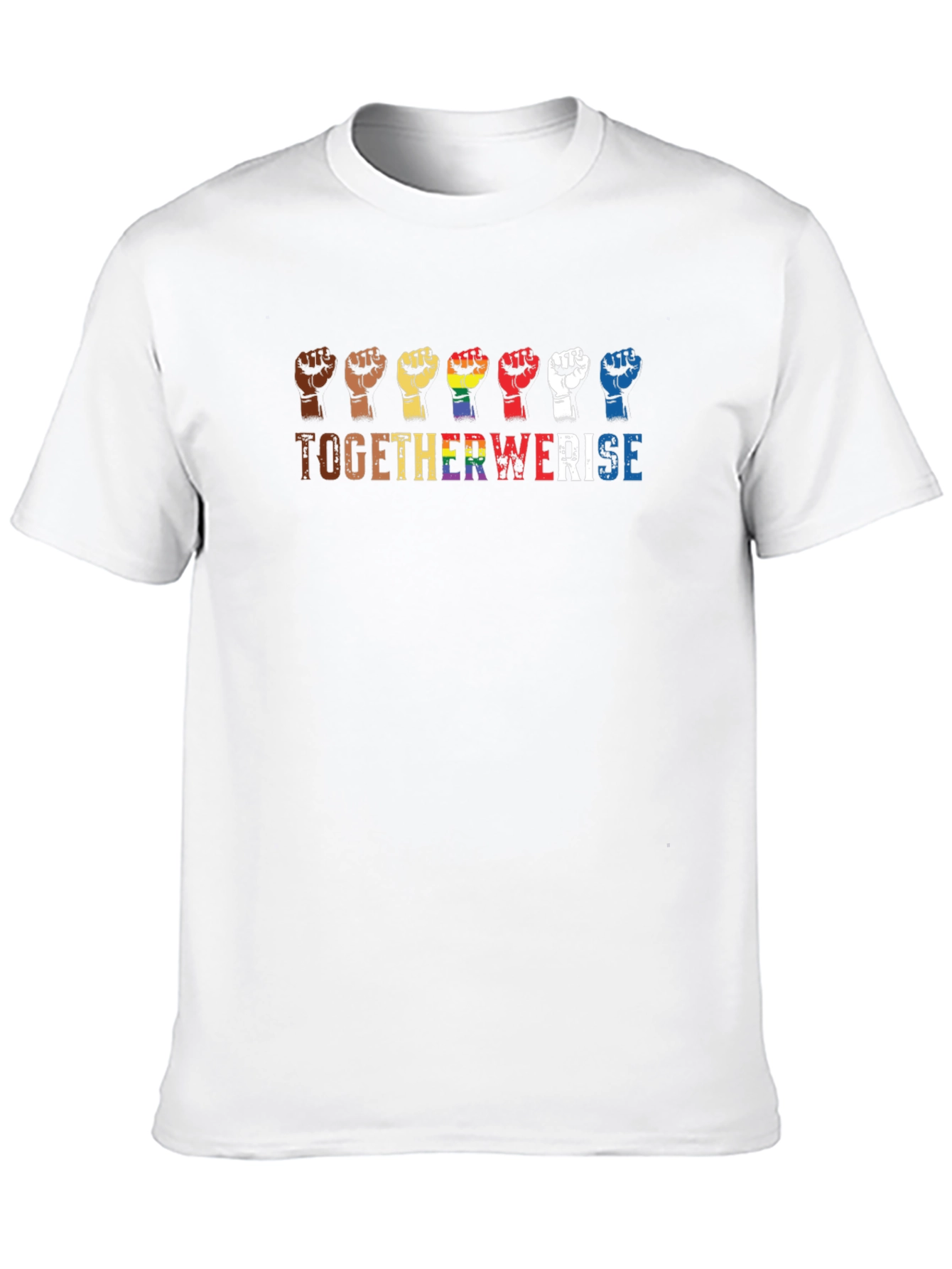 Together We Rise T-Shirt - Equality Pride