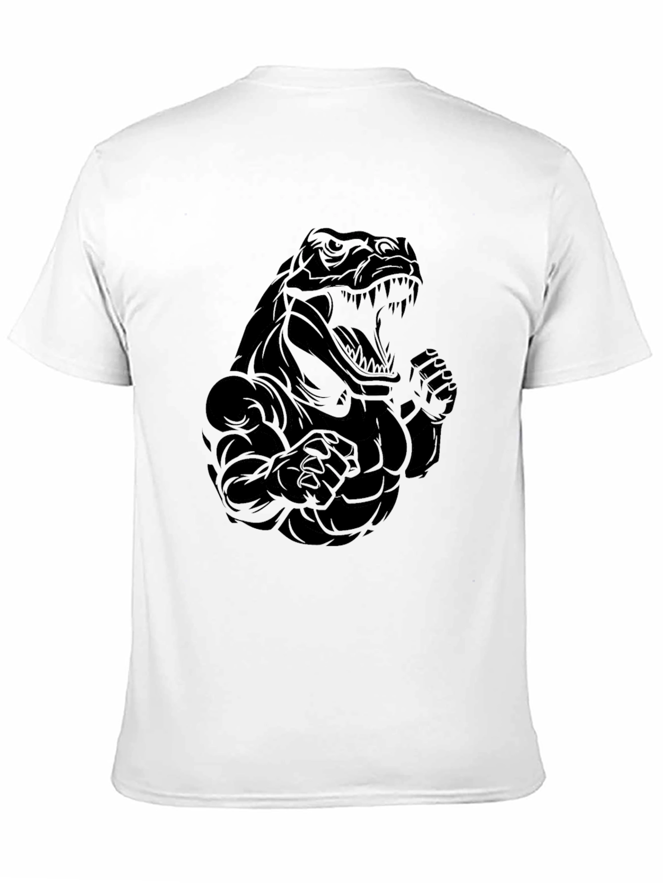 Black Dinosaur Gym T-Shirt