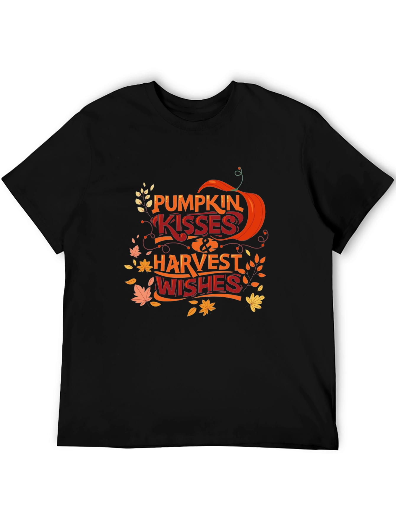 Pumpkin Kisses & Harvest Wishes T-Shirt