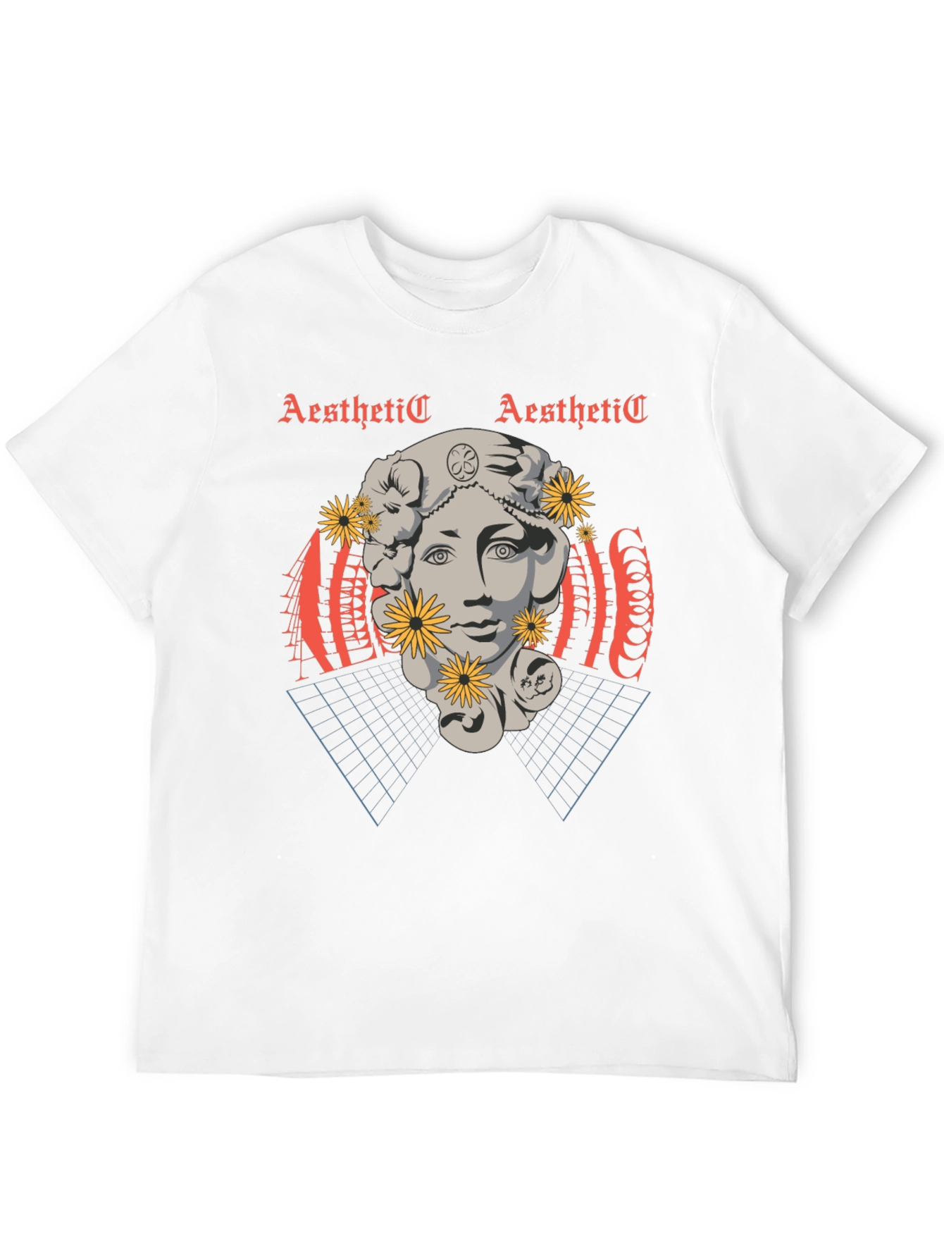 Aesthetic Statue Graphic T-Shirt - Unisex