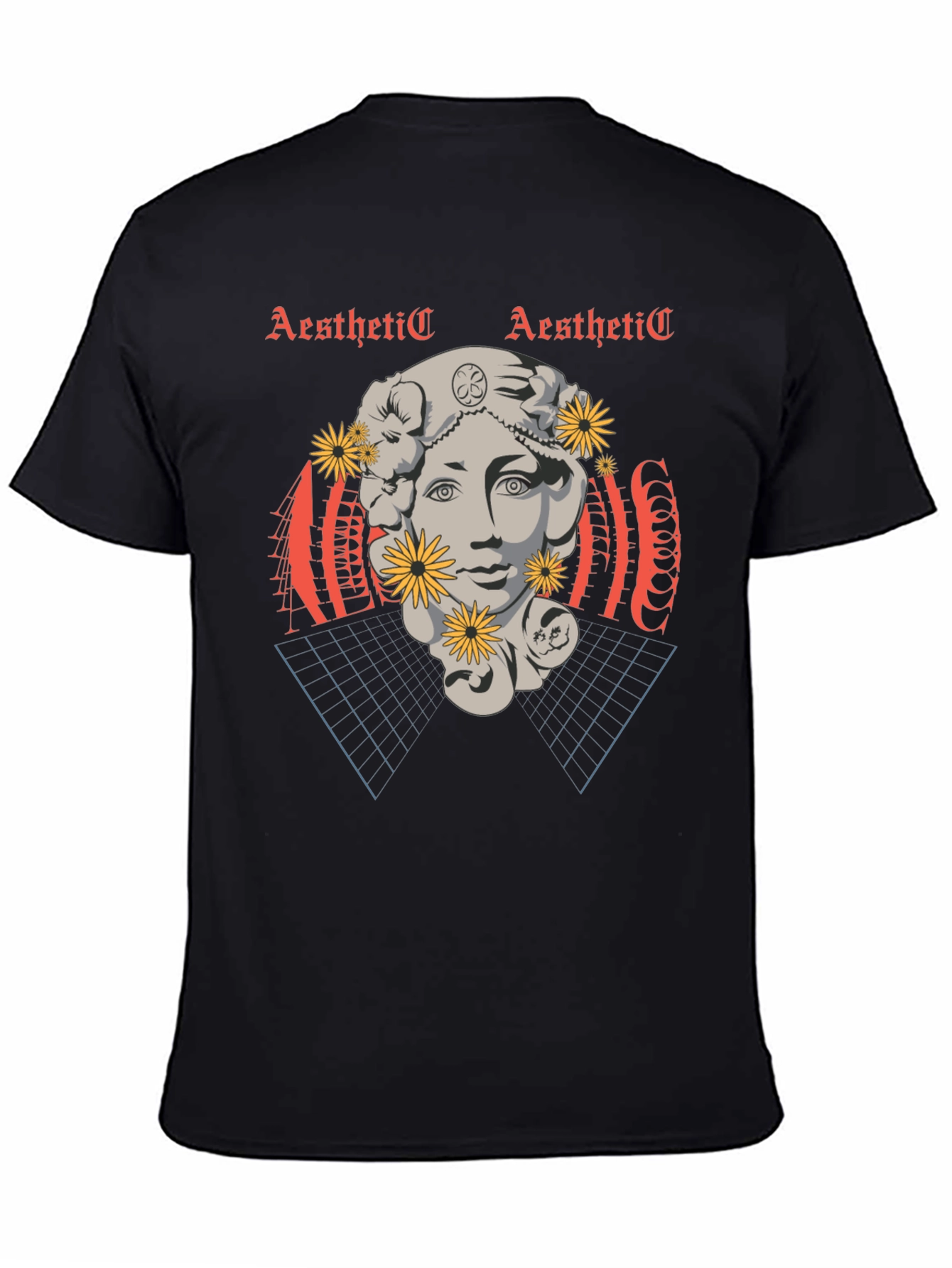 Aesthetic Statue Graphic T-Shirt - Unisex