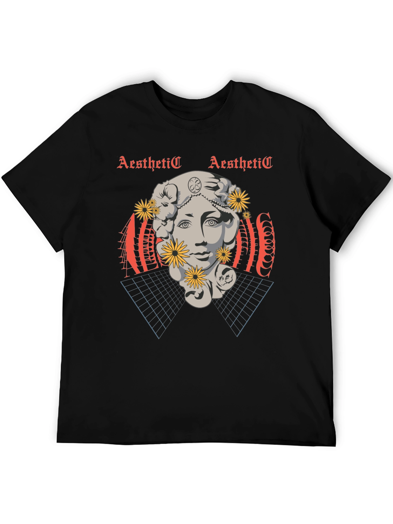 Aesthetic Statue Graphic T-Shirt - Unisex