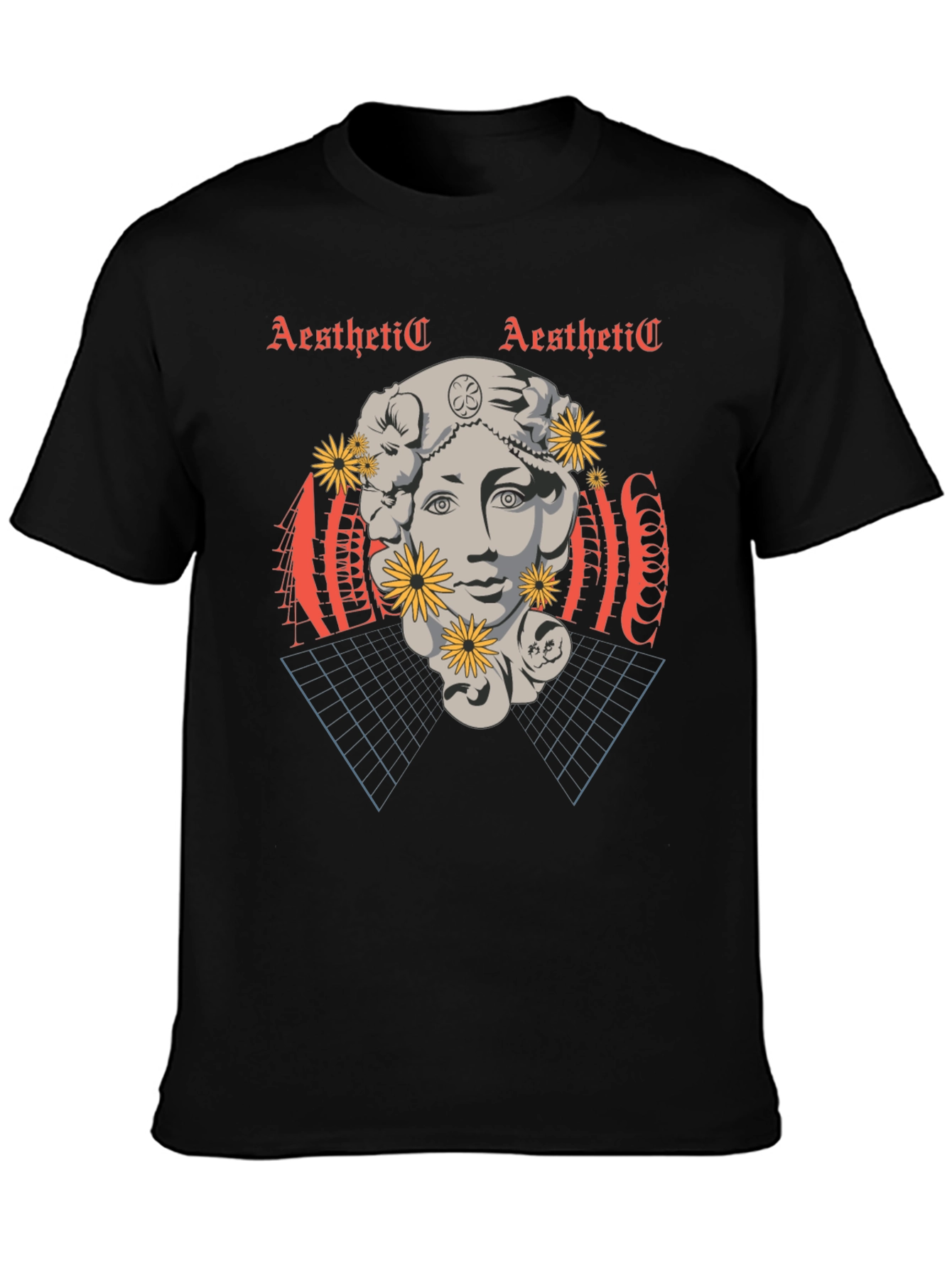 Aesthetic Statue Graphic T-Shirt - Unisex