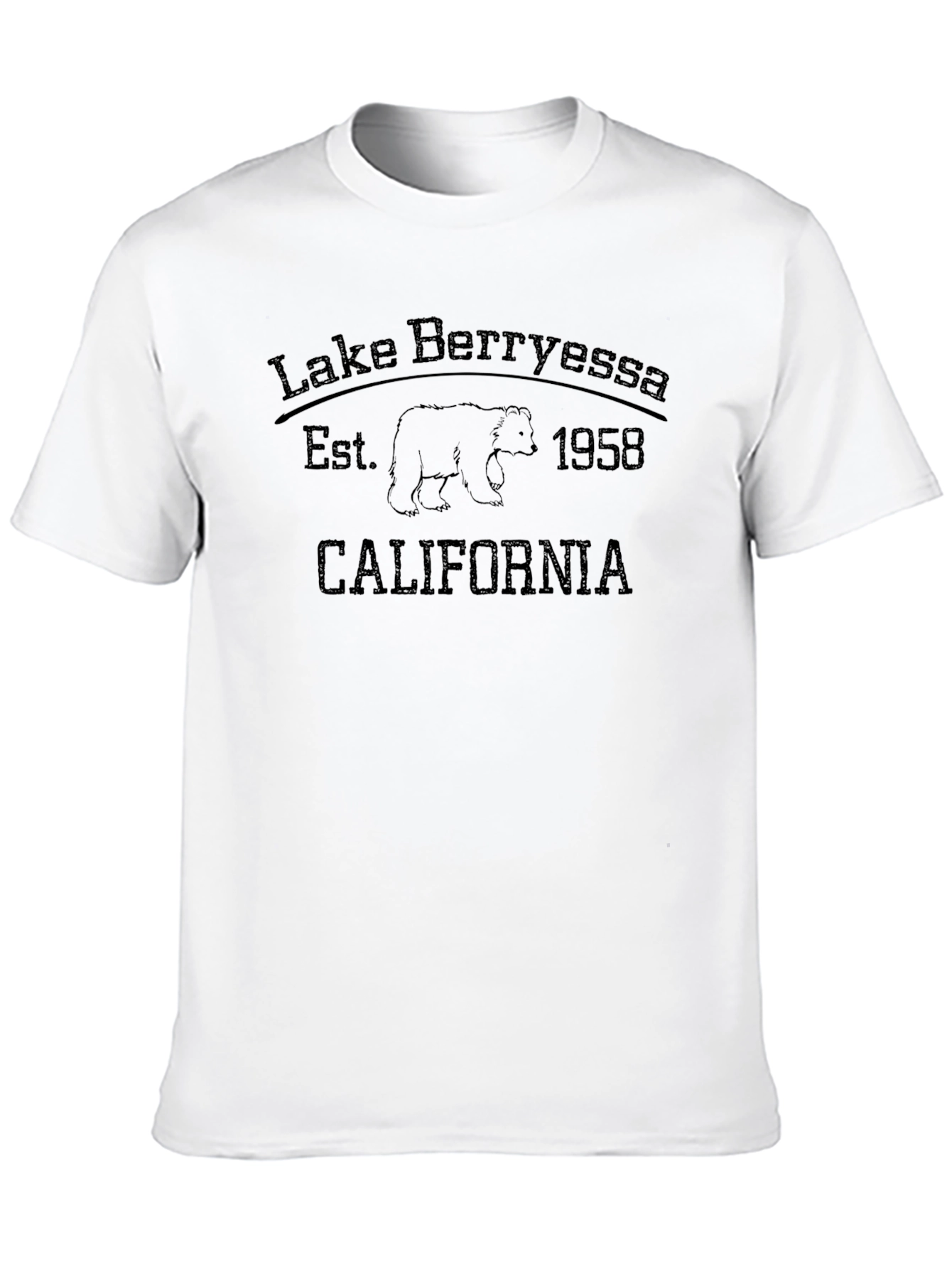 Lake Berryessa Bear T-Shirt - California Graphic Tee