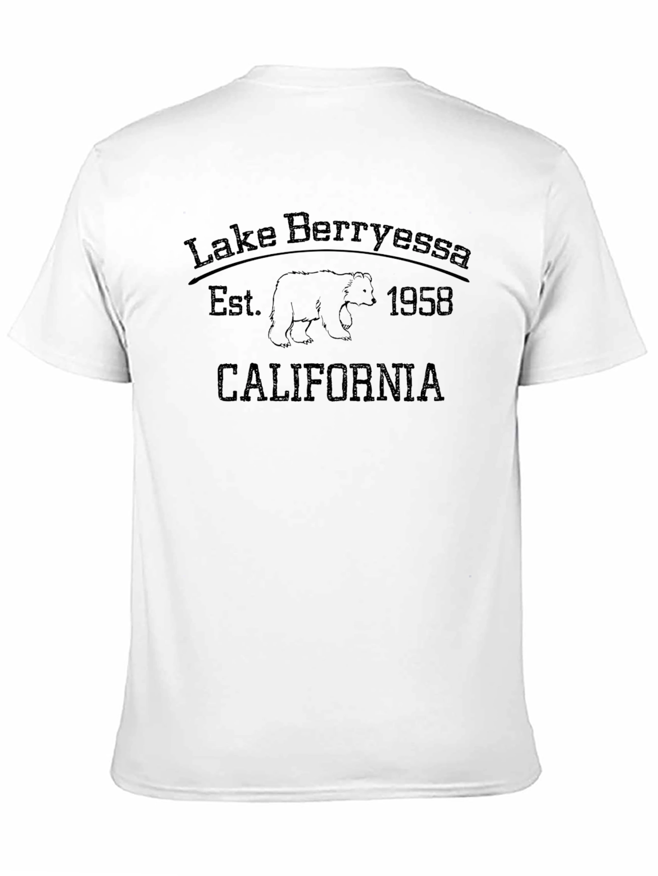 Lake Berryessa Bear T-Shirt - California Graphic Tee