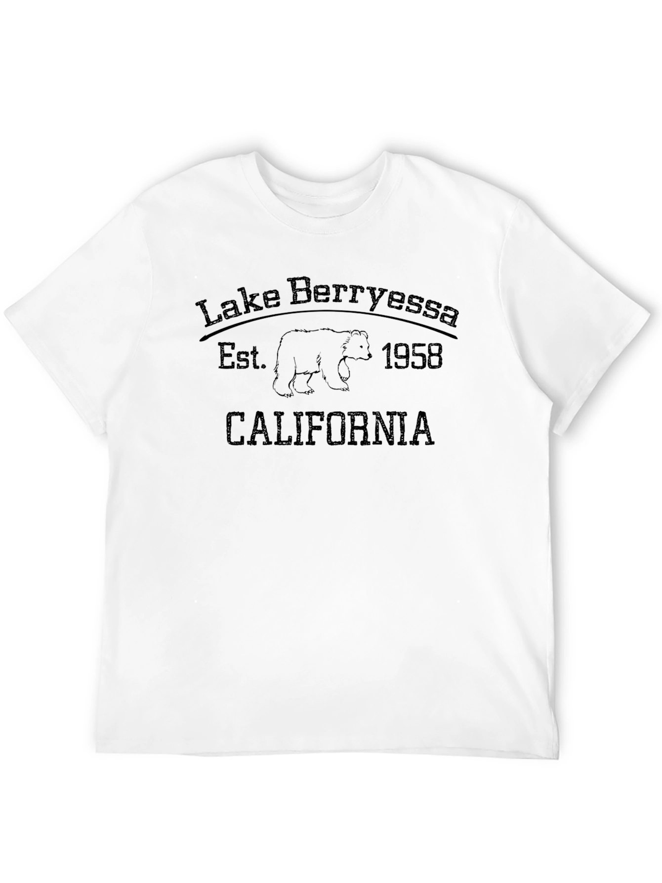 Lake Berryessa Bear T-Shirt - California Graphic Tee