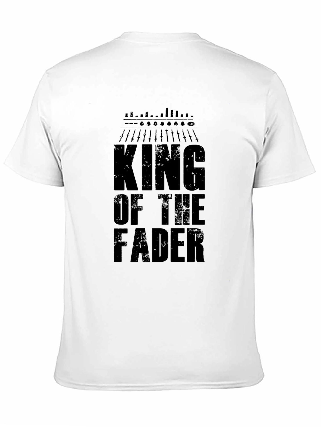 King of The Fader Black Graphic T-Shirt