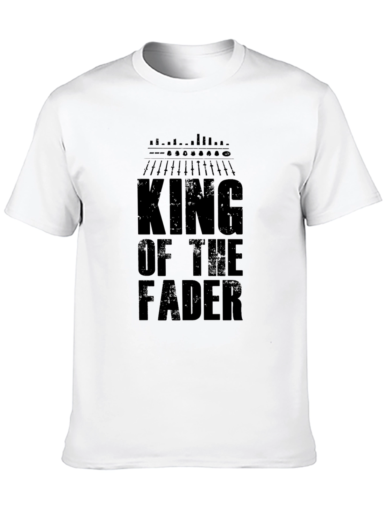 King of The Fader Black Graphic T-Shirt