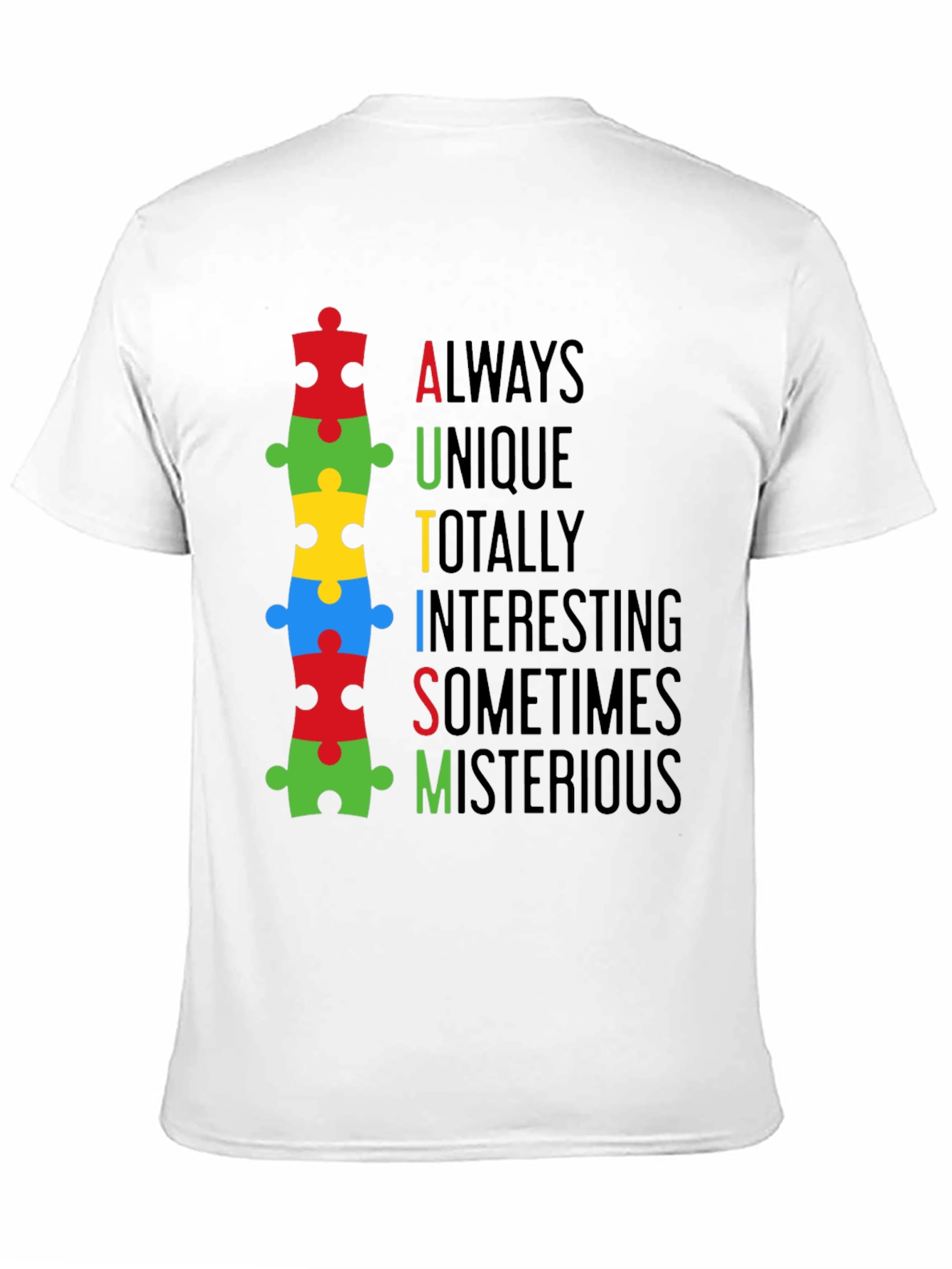 Autism Awareness Puzzle Piece T-Shirt - Always Unique