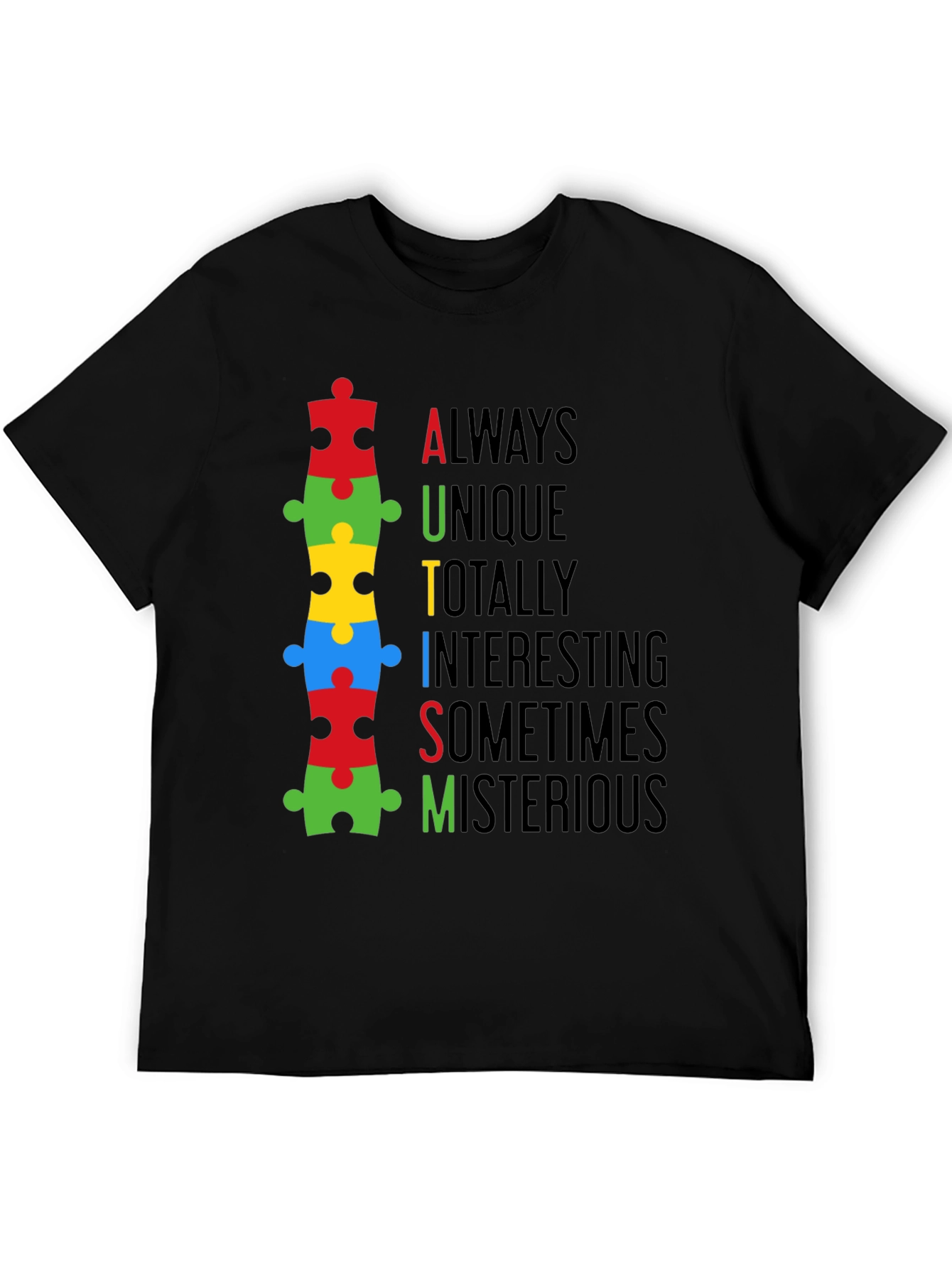 Autism Awareness Puzzle Piece T-Shirt - Always Unique