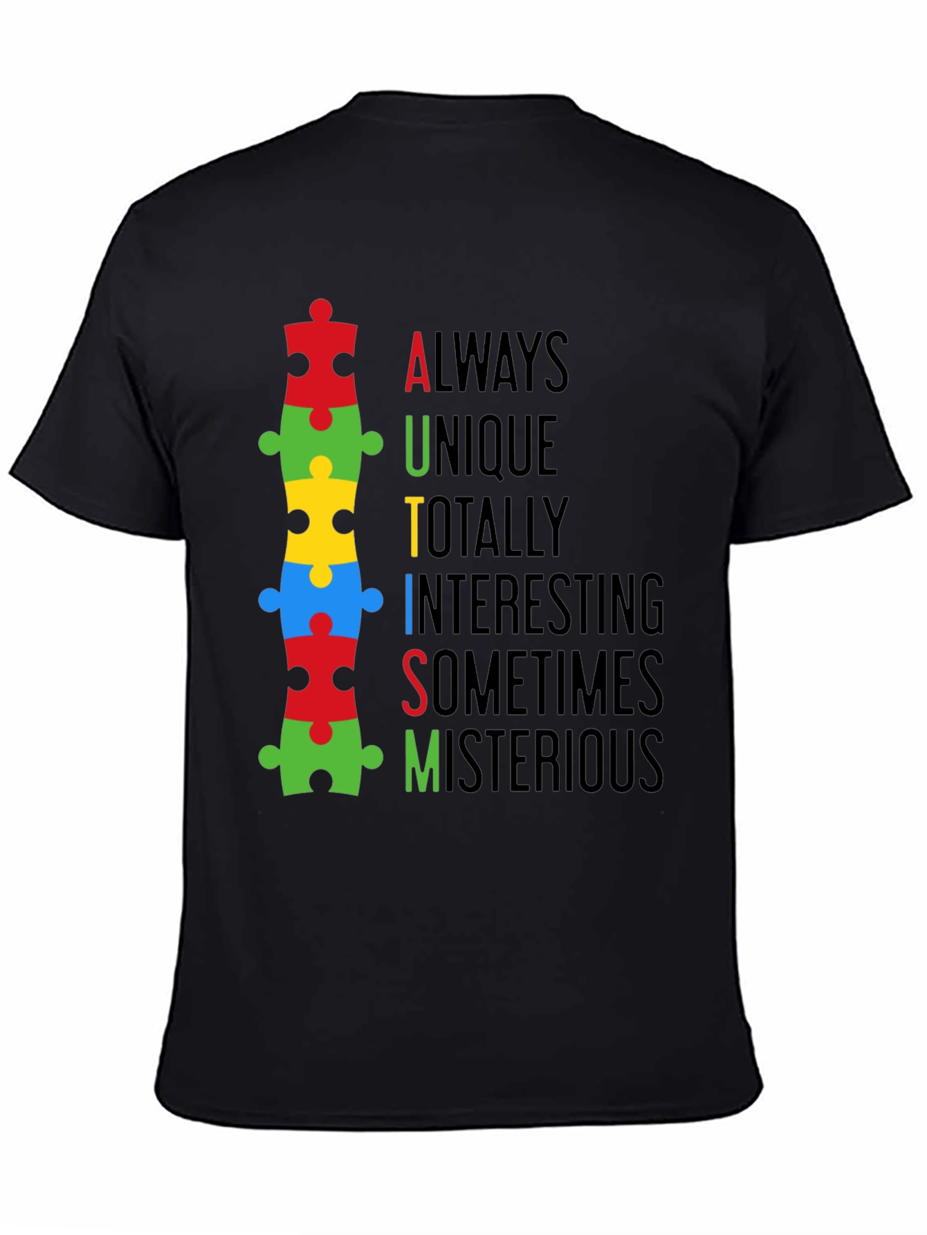 Autism Awareness Puzzle Piece T-Shirt - Always Unique