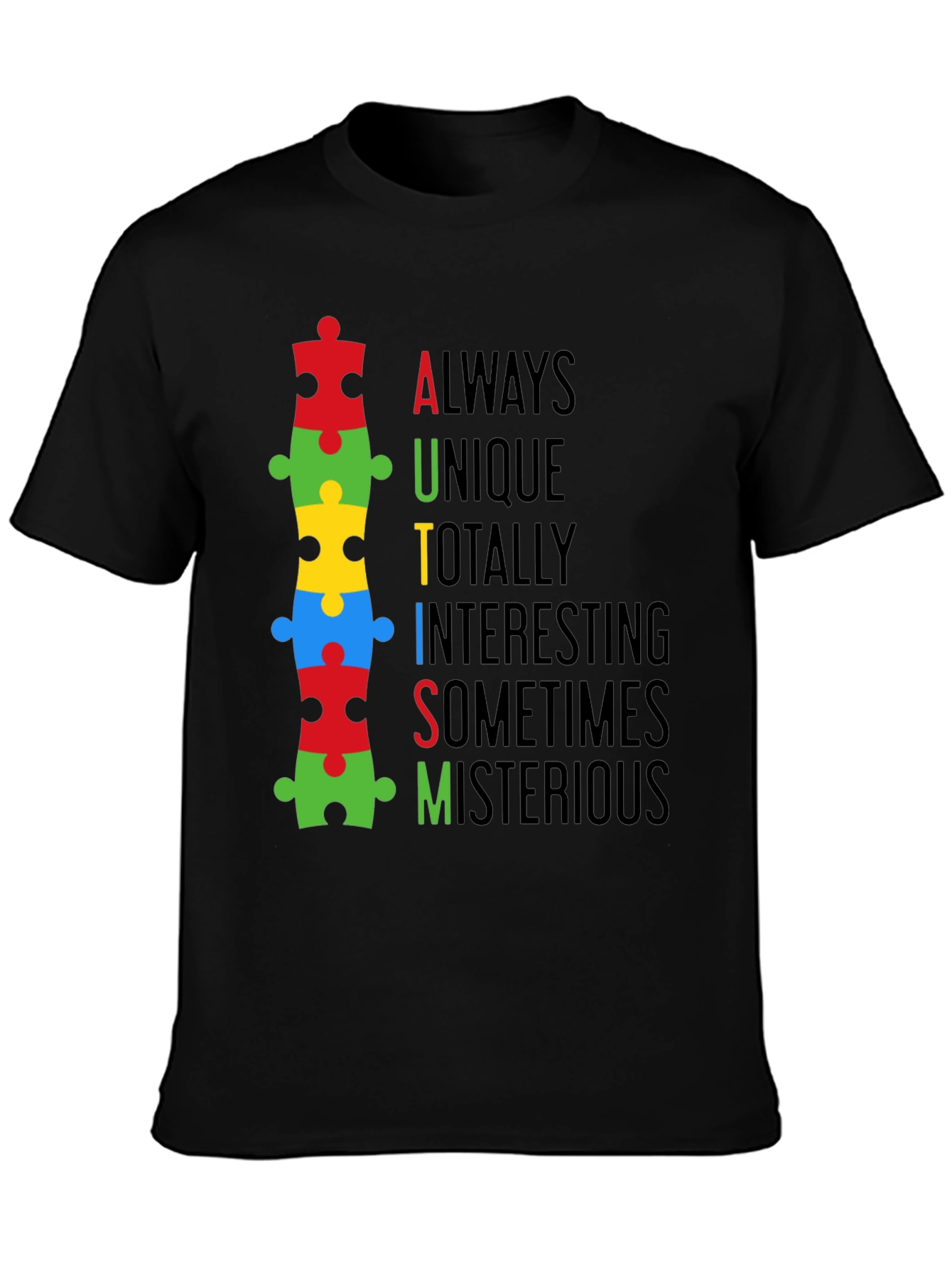 Autism Awareness Puzzle Piece T-Shirt - Always Unique