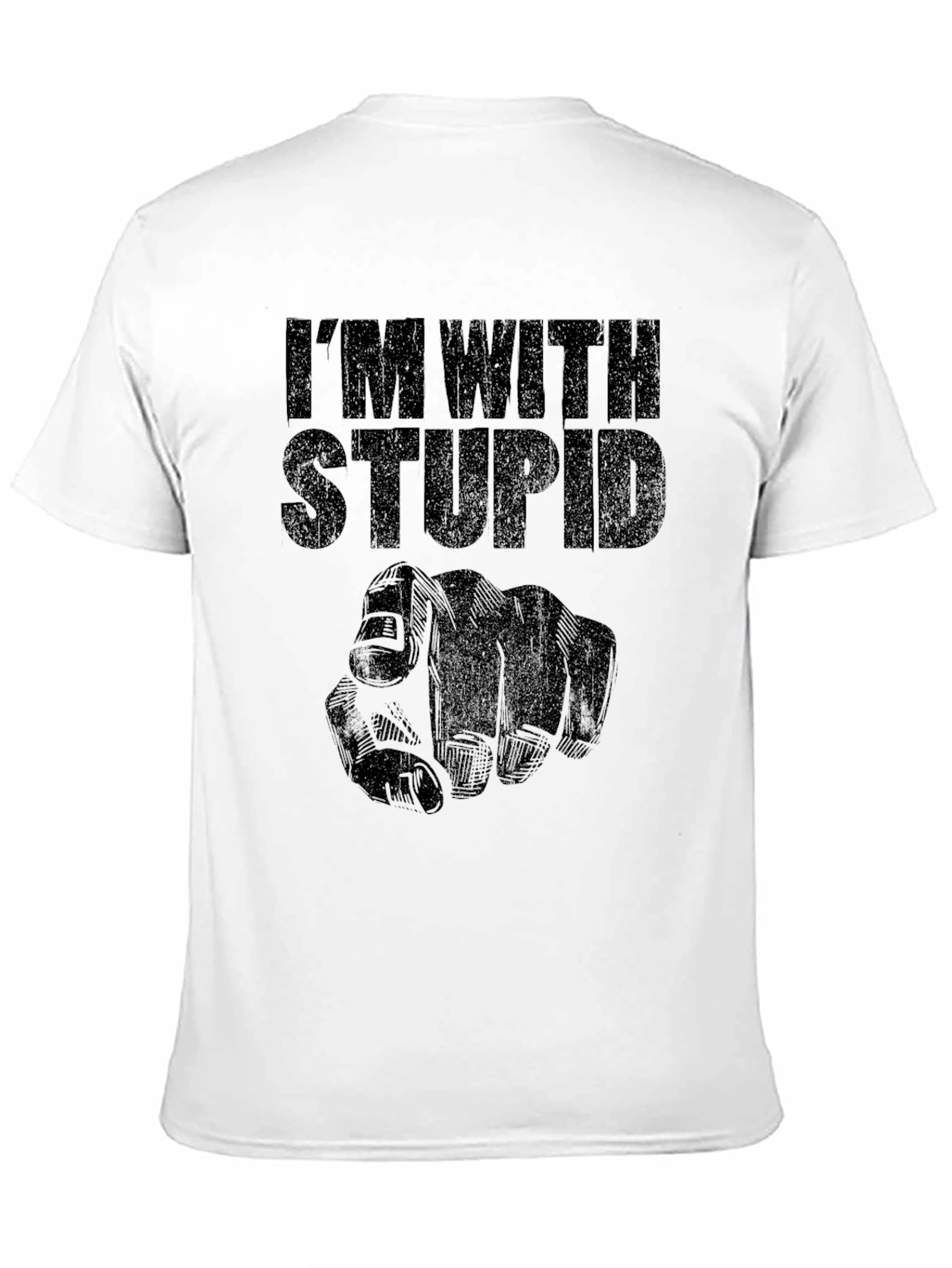 Im With Stupid T-Shirt Novelty Graphic Tee