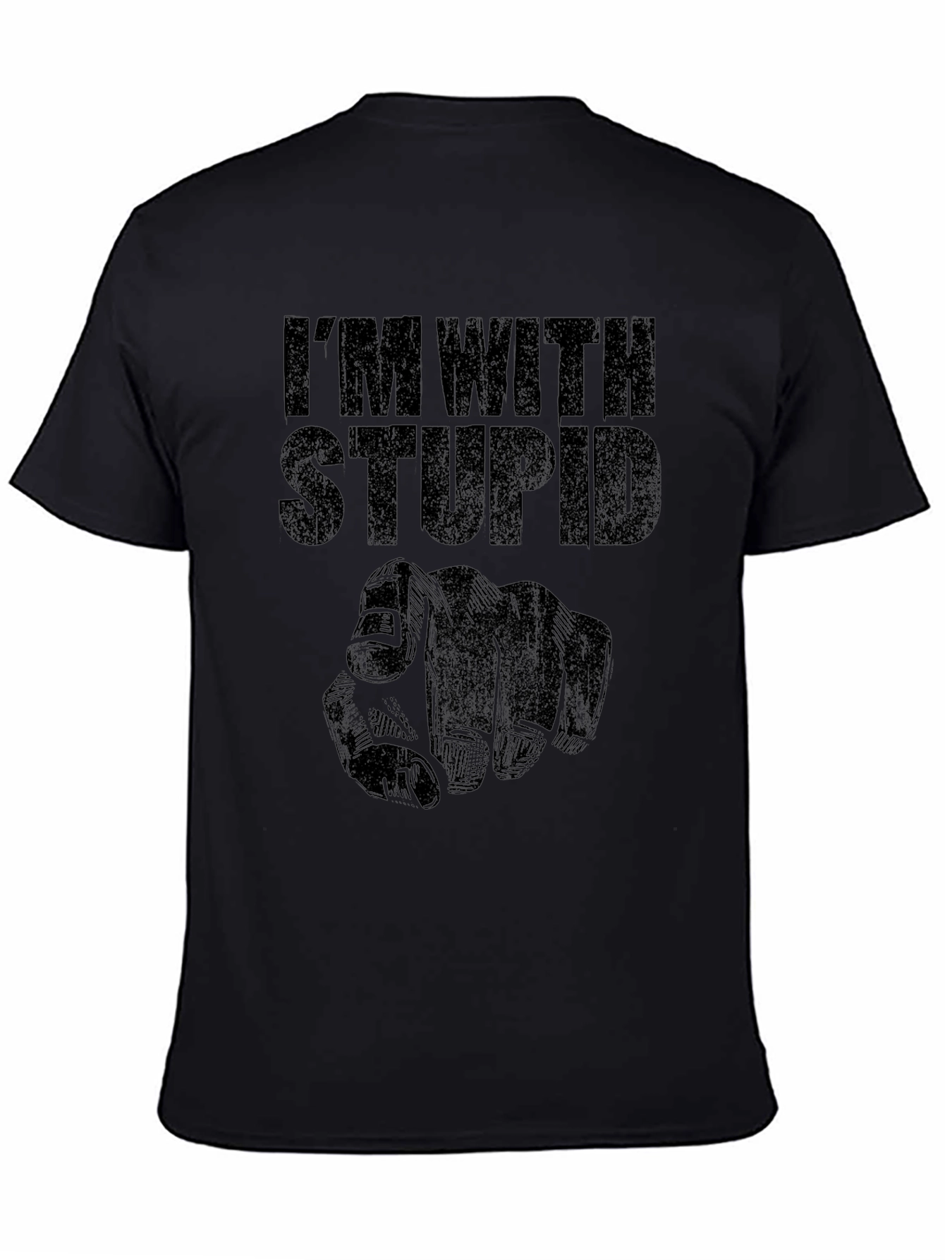 Im With Stupid T-Shirt Novelty Graphic Tee