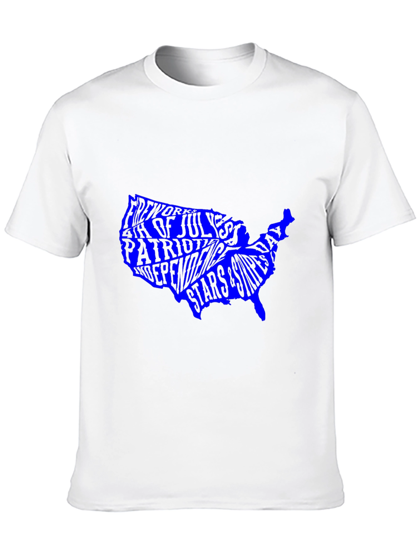 Patriotic USA Map T-Shirt