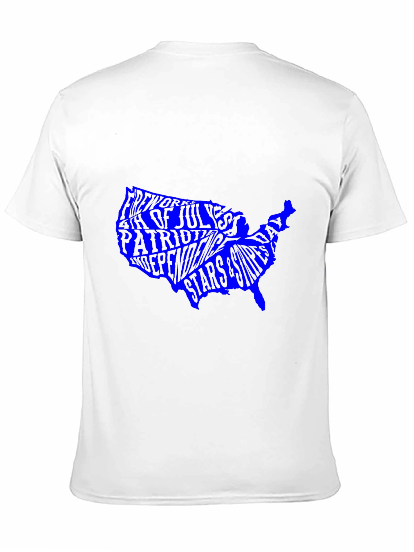 Patriotic USA Map T-Shirt