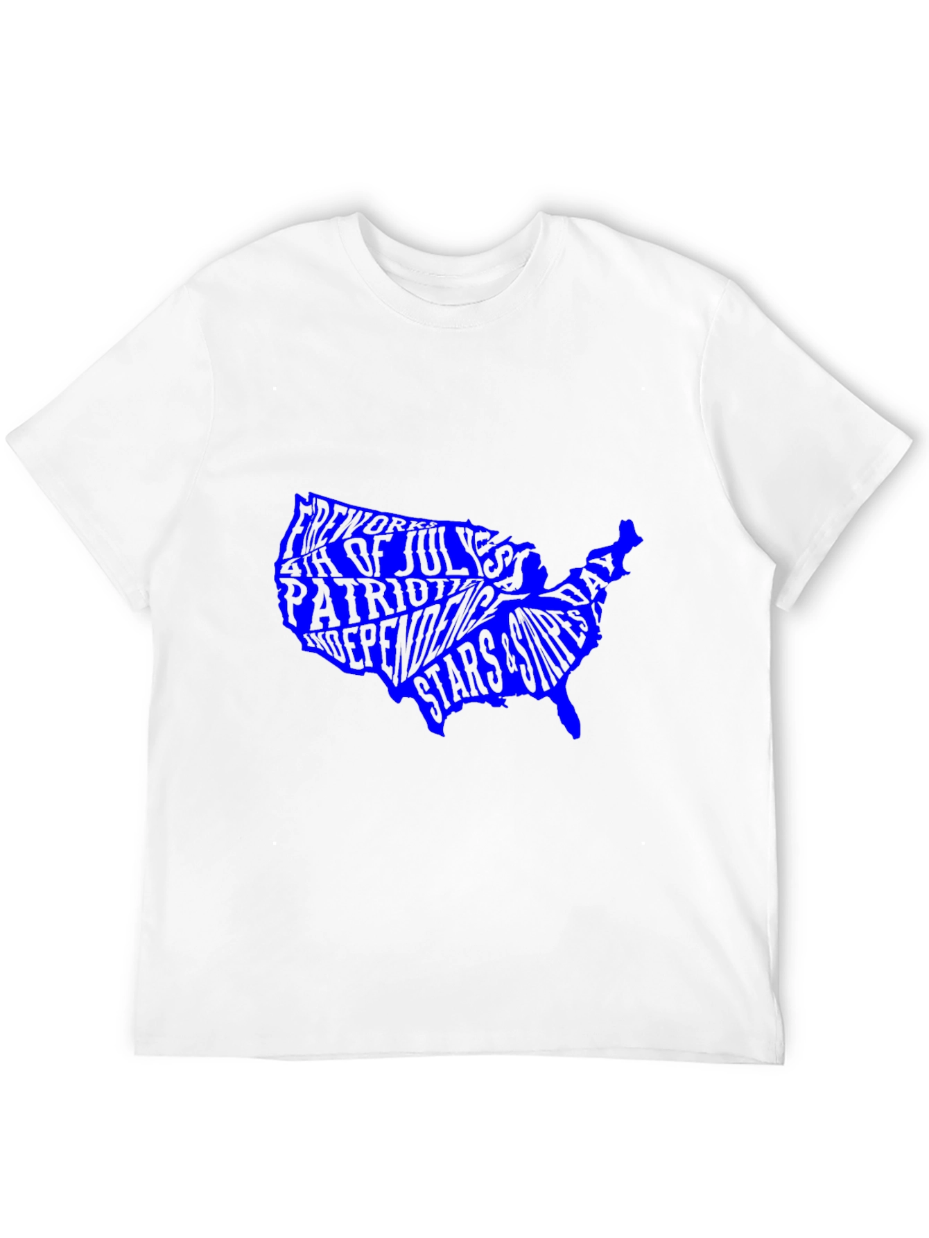 Patriotic USA Map T-Shirt