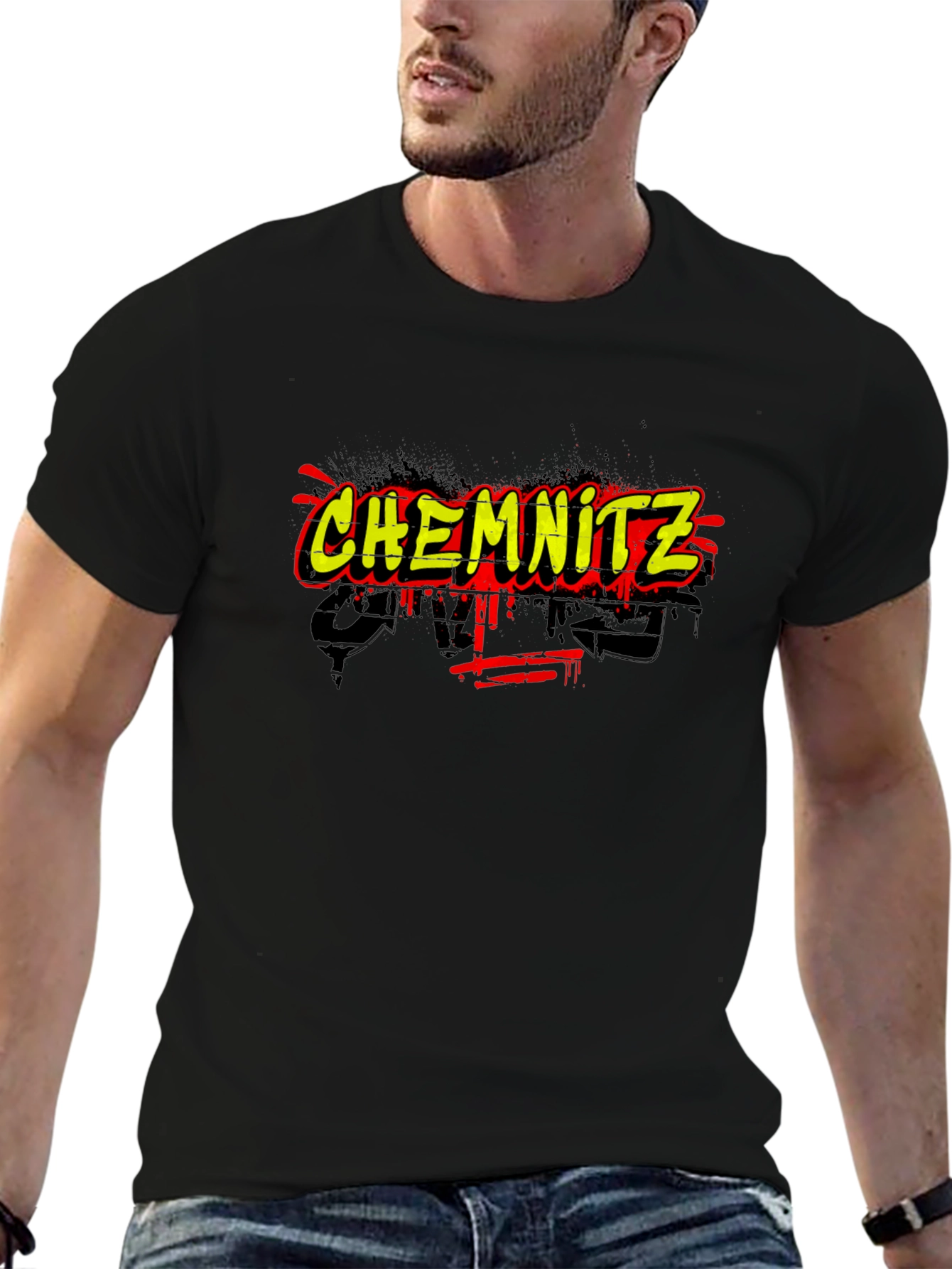 Chemnitz Graffiti T-Shirt - Bold Streetwear Style