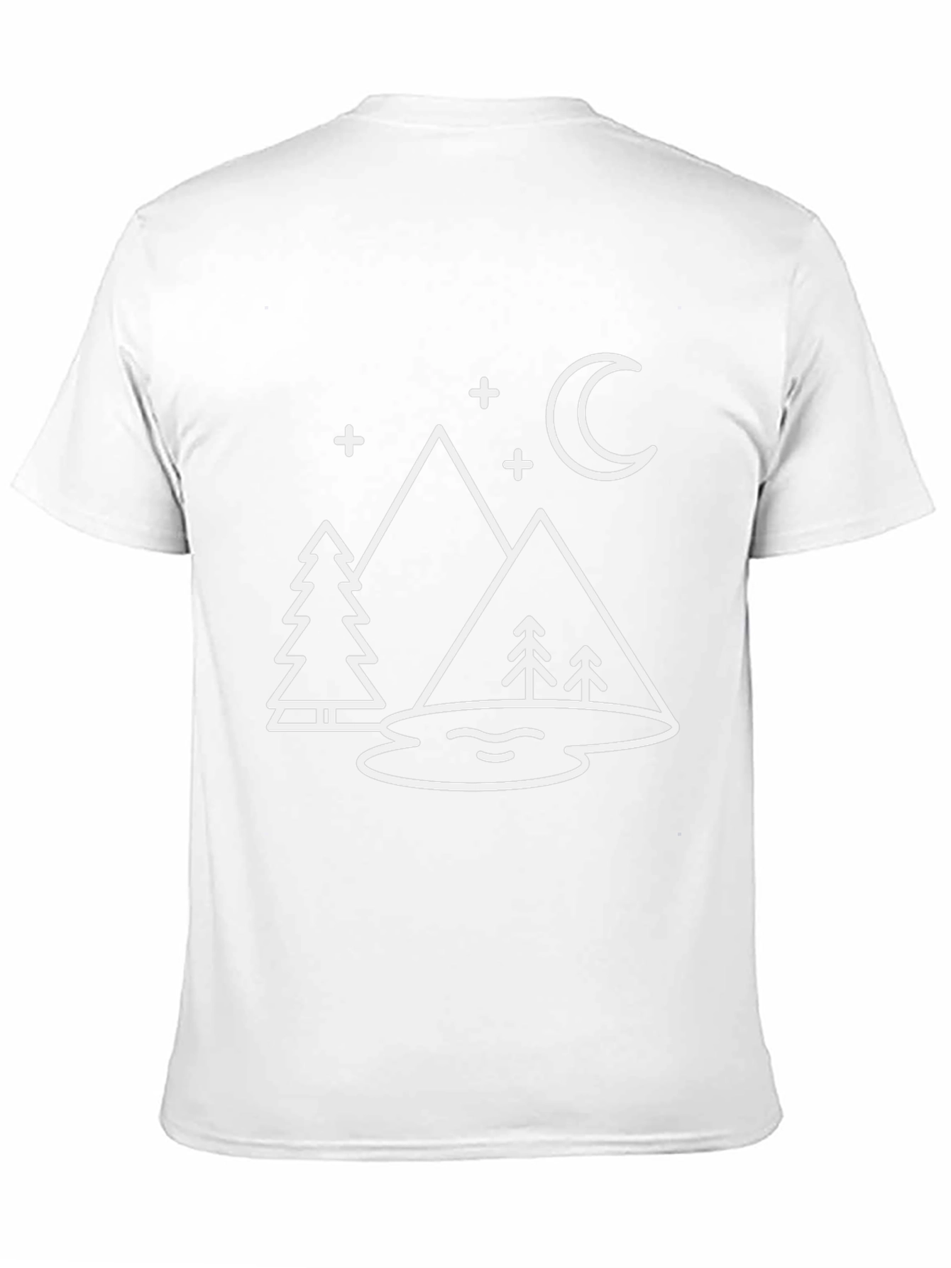 Mountainscape Graphic Tee - Minimalist Design