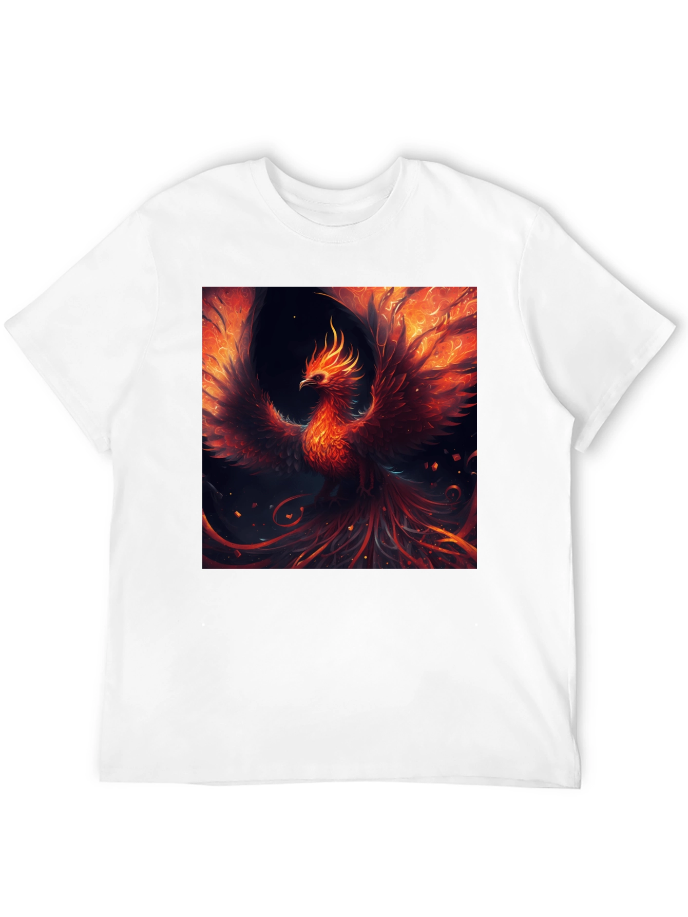 Fiery Phoenix Graphic Tee - Bold Design