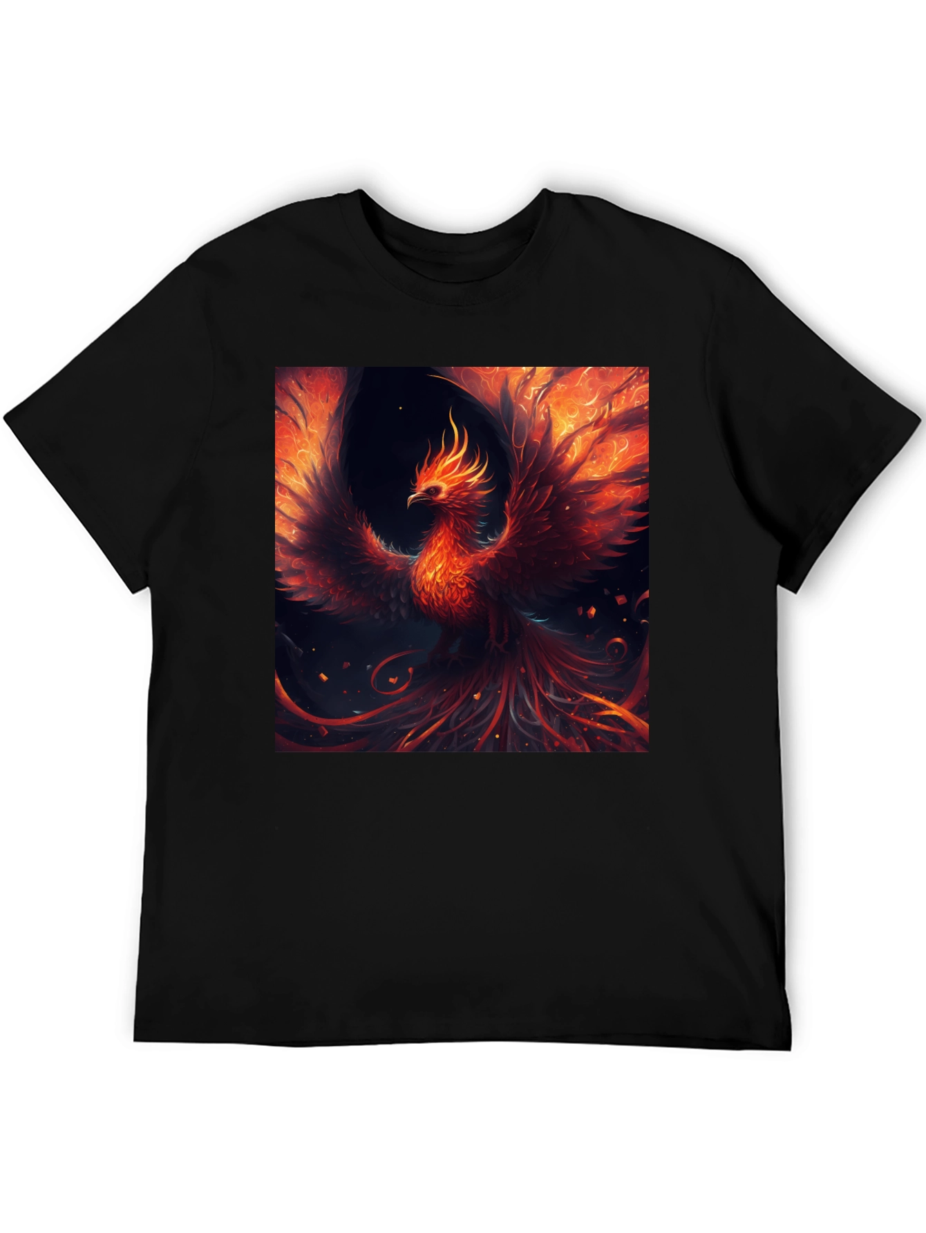 Fiery Phoenix Graphic Tee - Bold Design