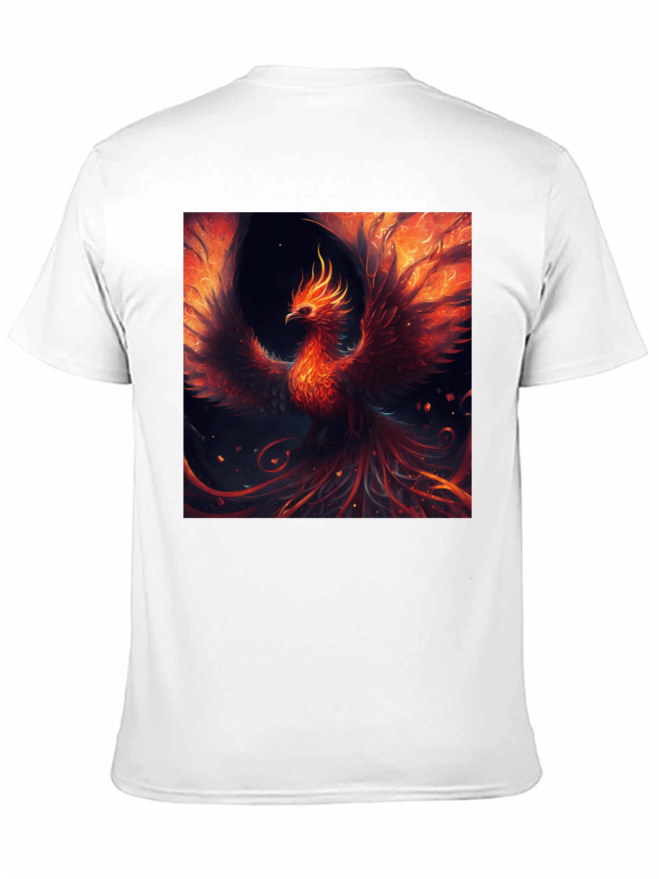Fiery Phoenix Graphic Tee - Bold Design